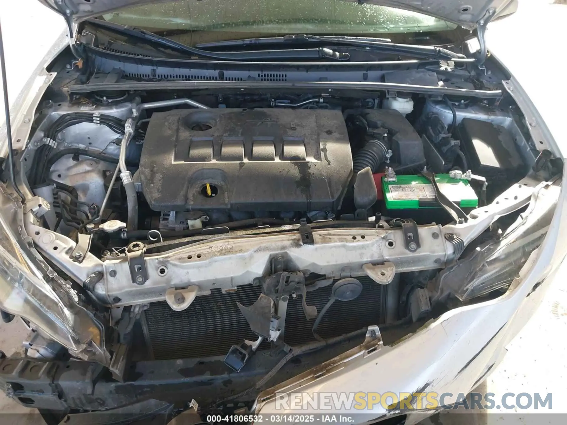 10 Photograph of a damaged car 2T1BURHE6KC150480 TOYOTA COROLLA 2019