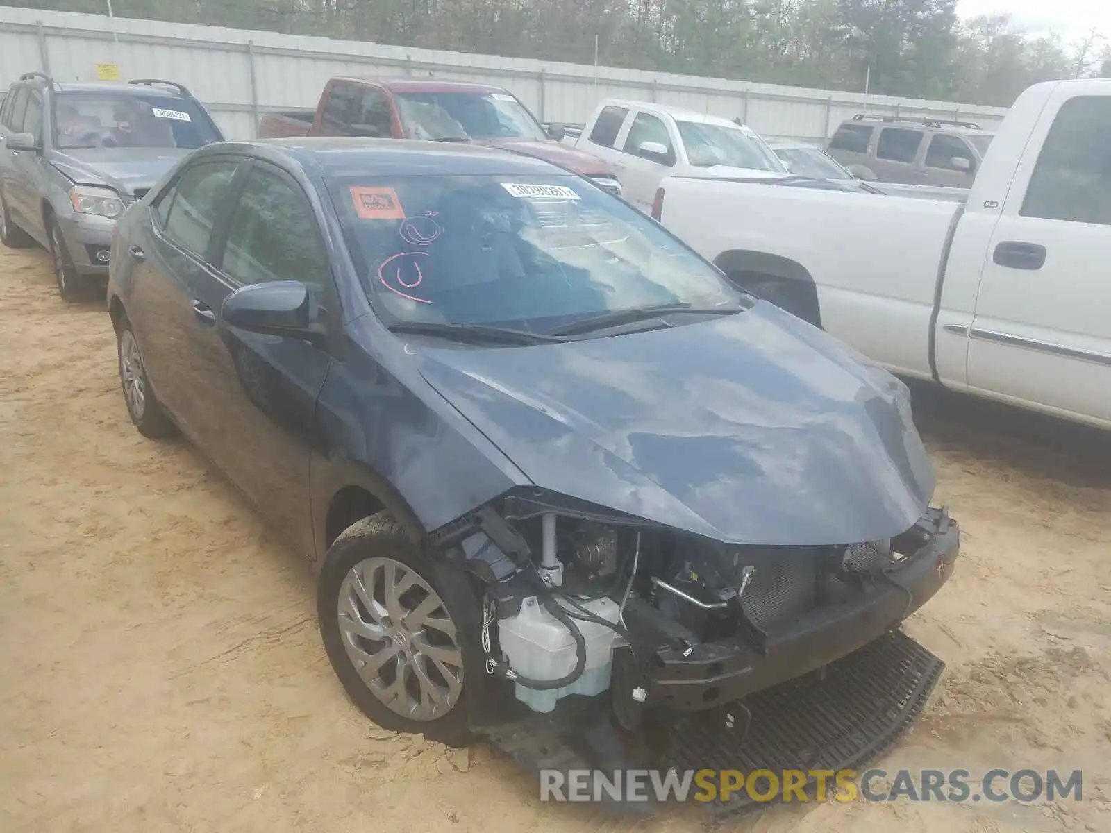 1 Photograph of a damaged car 2T1BURHE6KC150799 TOYOTA COROLLA 2019