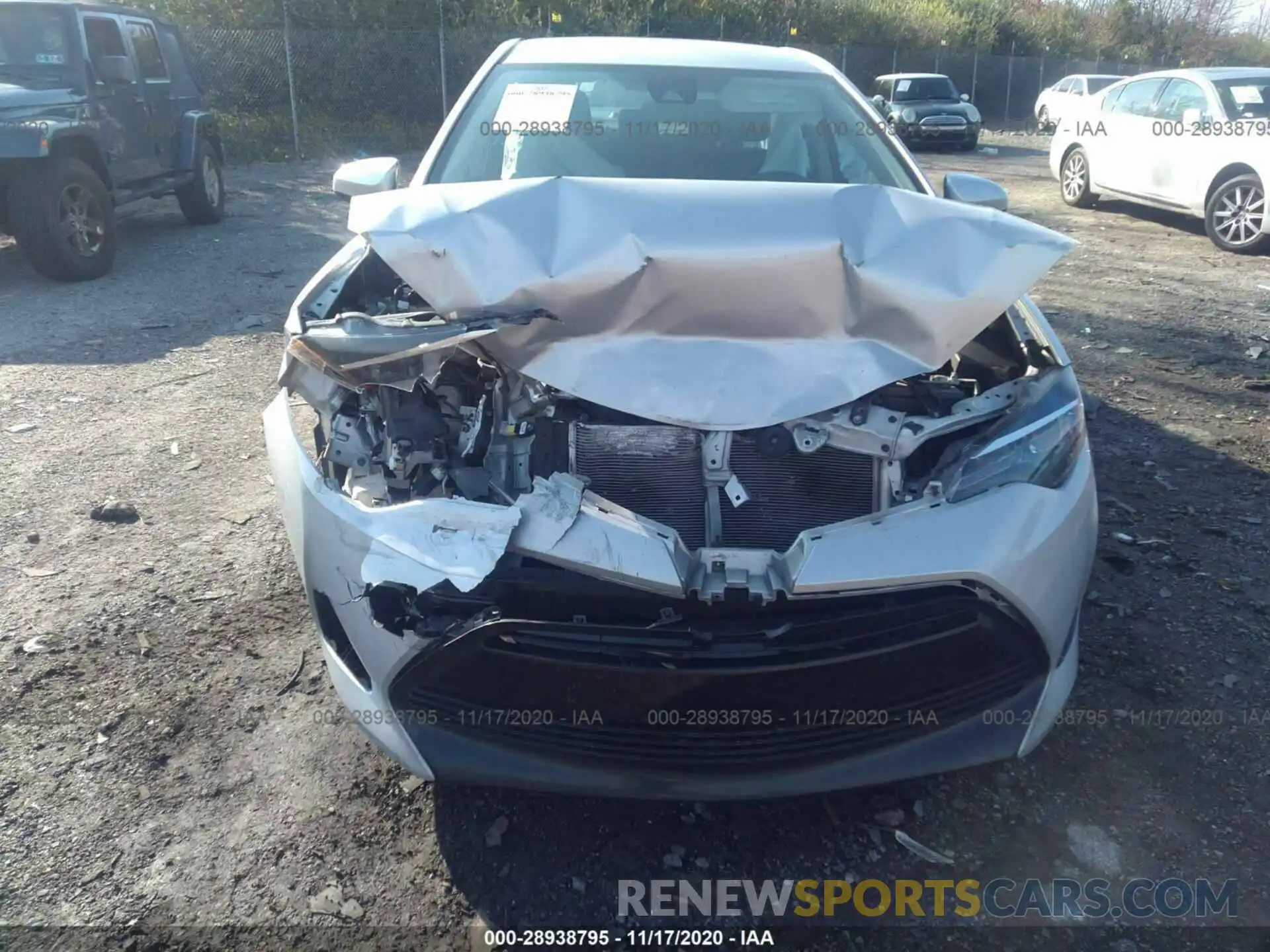 6 Photograph of a damaged car 2T1BURHE6KC152309 TOYOTA COROLLA 2019