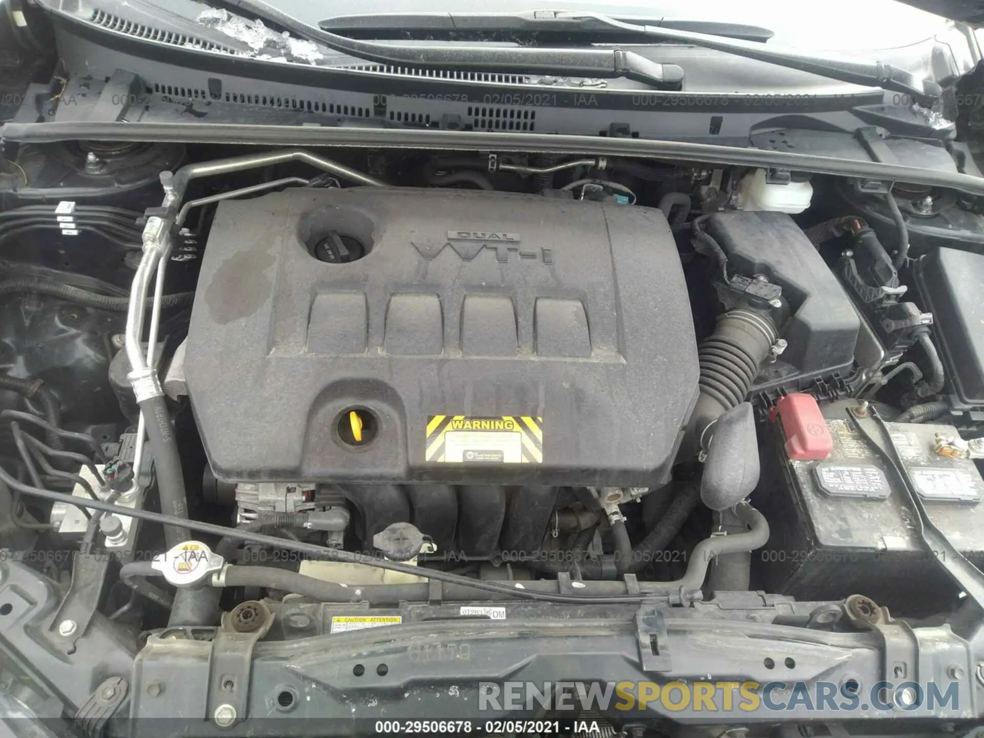 10 Photograph of a damaged car 2T1BURHE6KC152987 TOYOTA COROLLA 2019