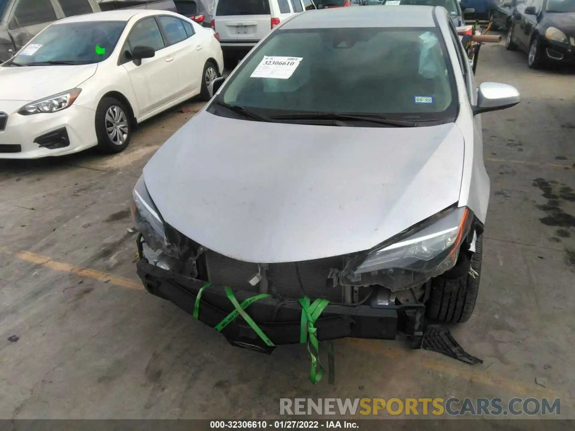 6 Photograph of a damaged car 2T1BURHE6KC155257 TOYOTA COROLLA 2019