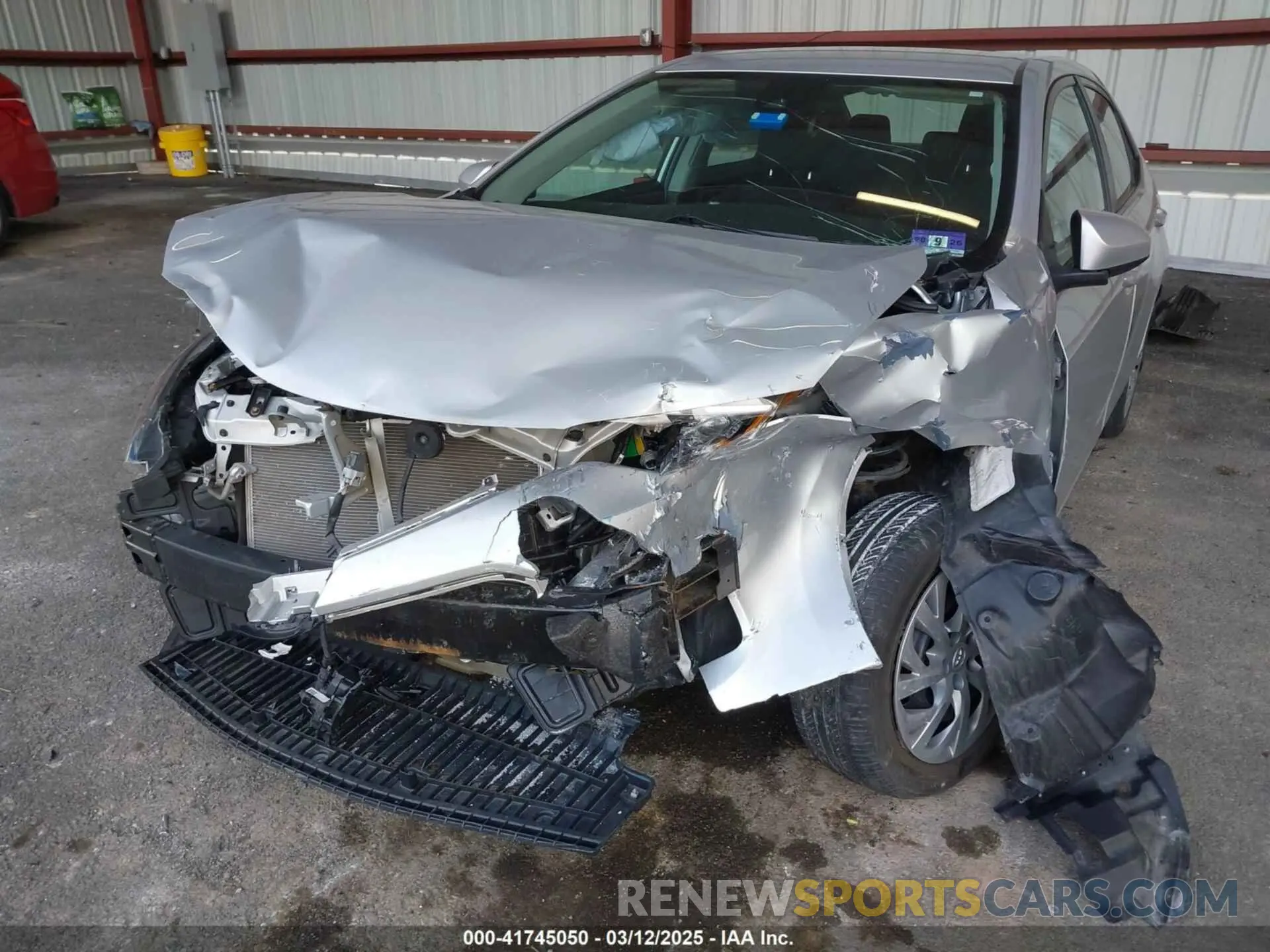 6 Photograph of a damaged car 2T1BURHE6KC157476 TOYOTA COROLLA 2019