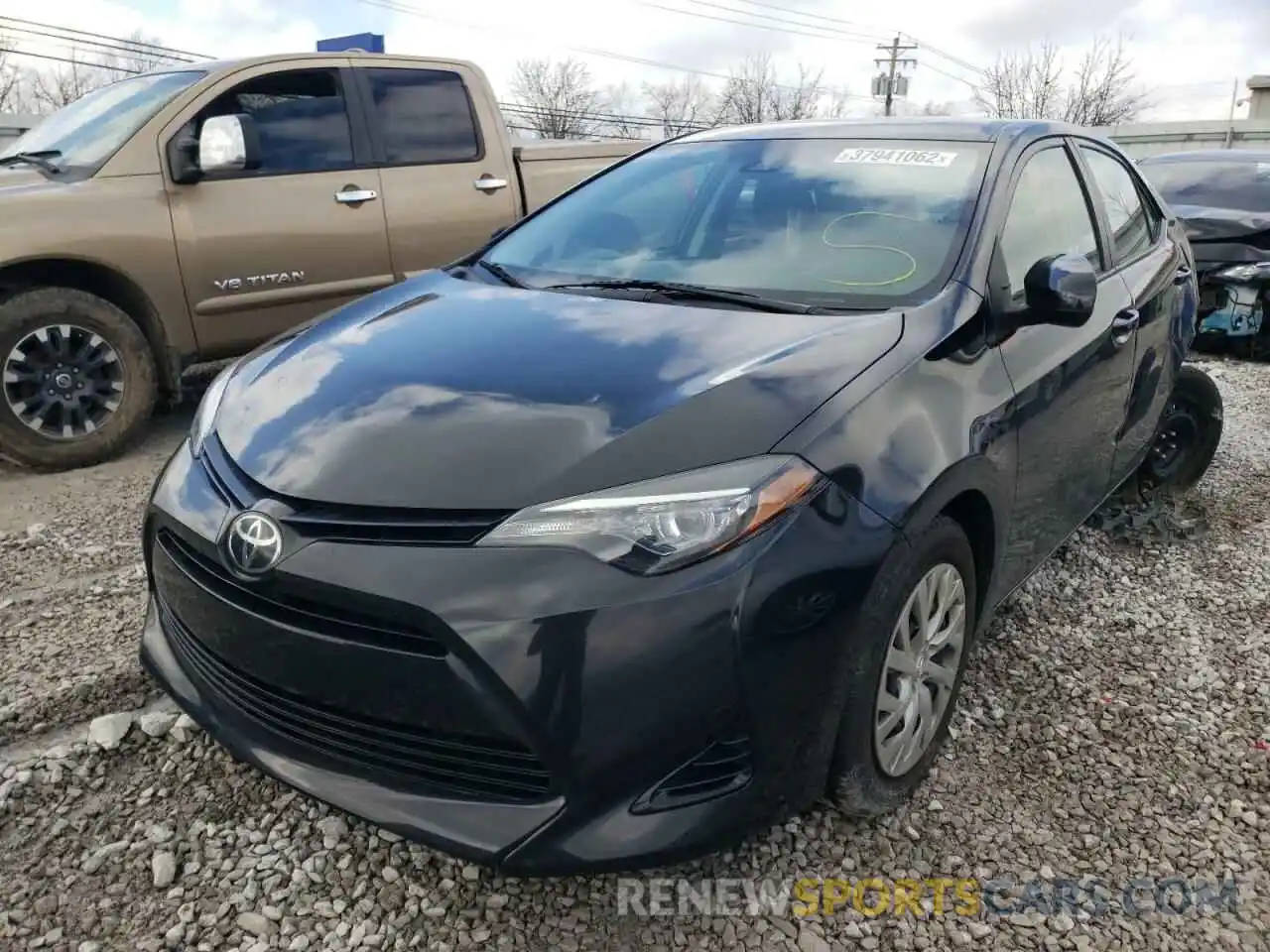 2 Photograph of a damaged car 2T1BURHE6KC157493 TOYOTA COROLLA 2019