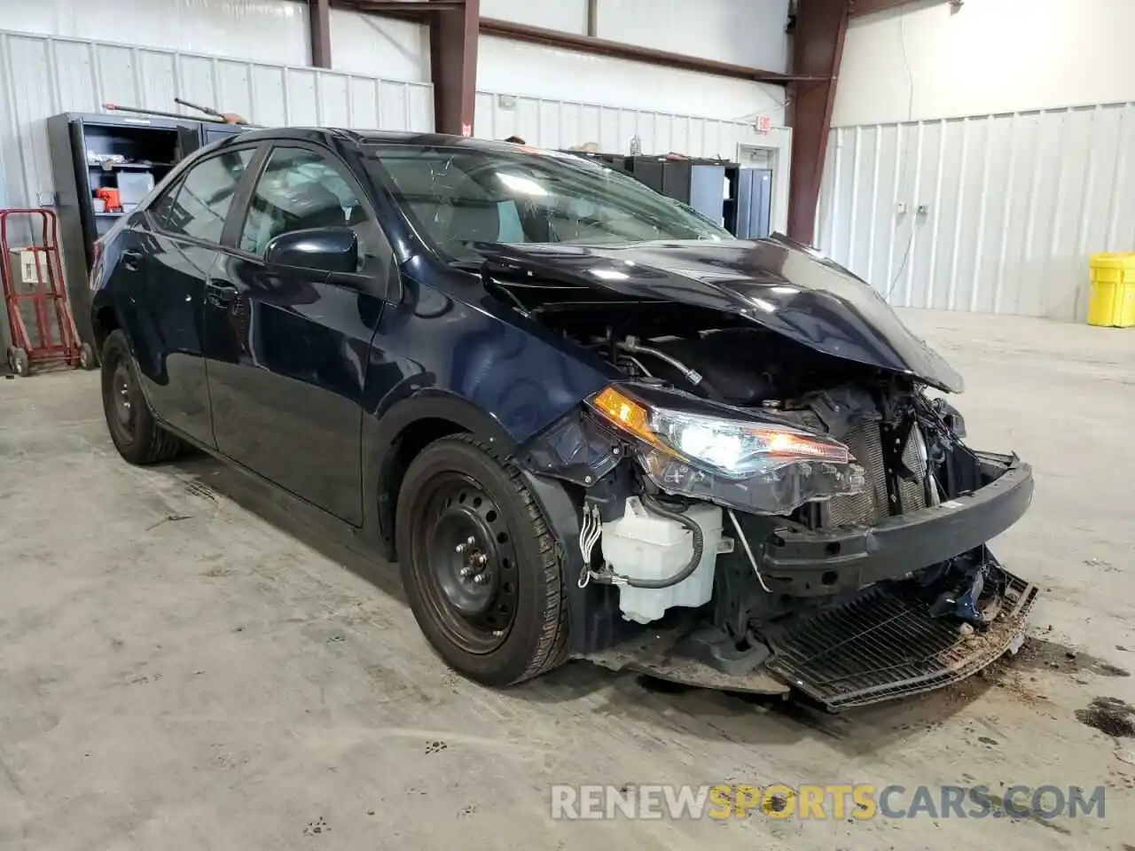 1 Photograph of a damaged car 2T1BURHE6KC157817 TOYOTA COROLLA 2019