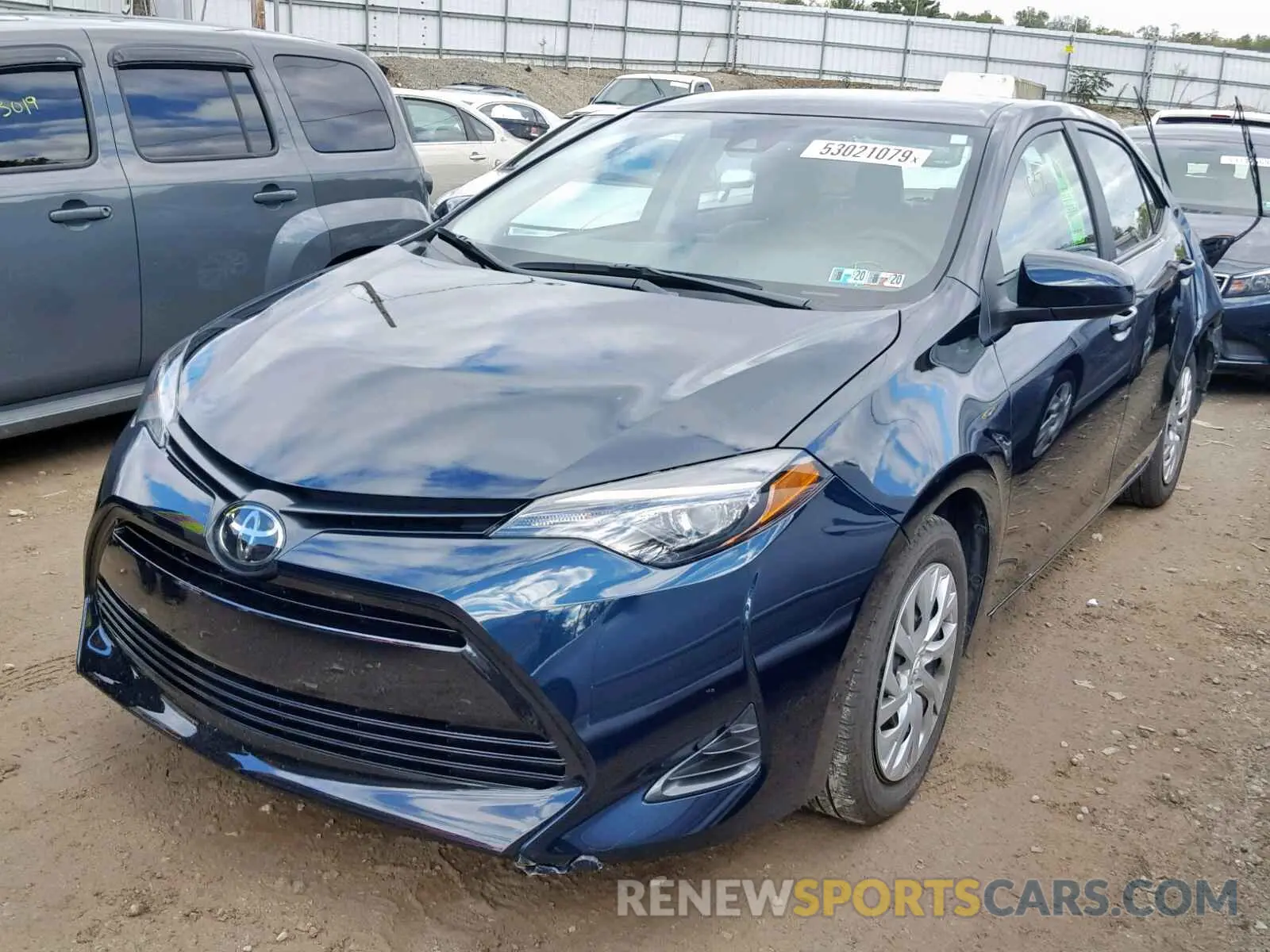 2 Photograph of a damaged car 2T1BURHE6KC164279 TOYOTA COROLLA 2019