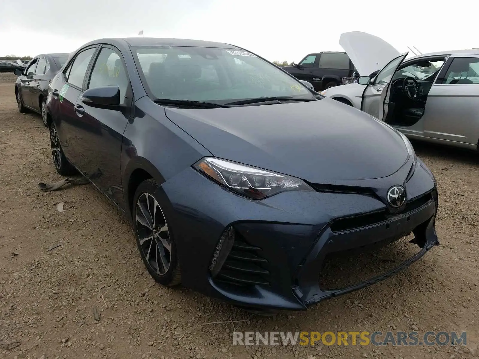 1 Photograph of a damaged car 2T1BURHE6KC167831 TOYOTA COROLLA 2019