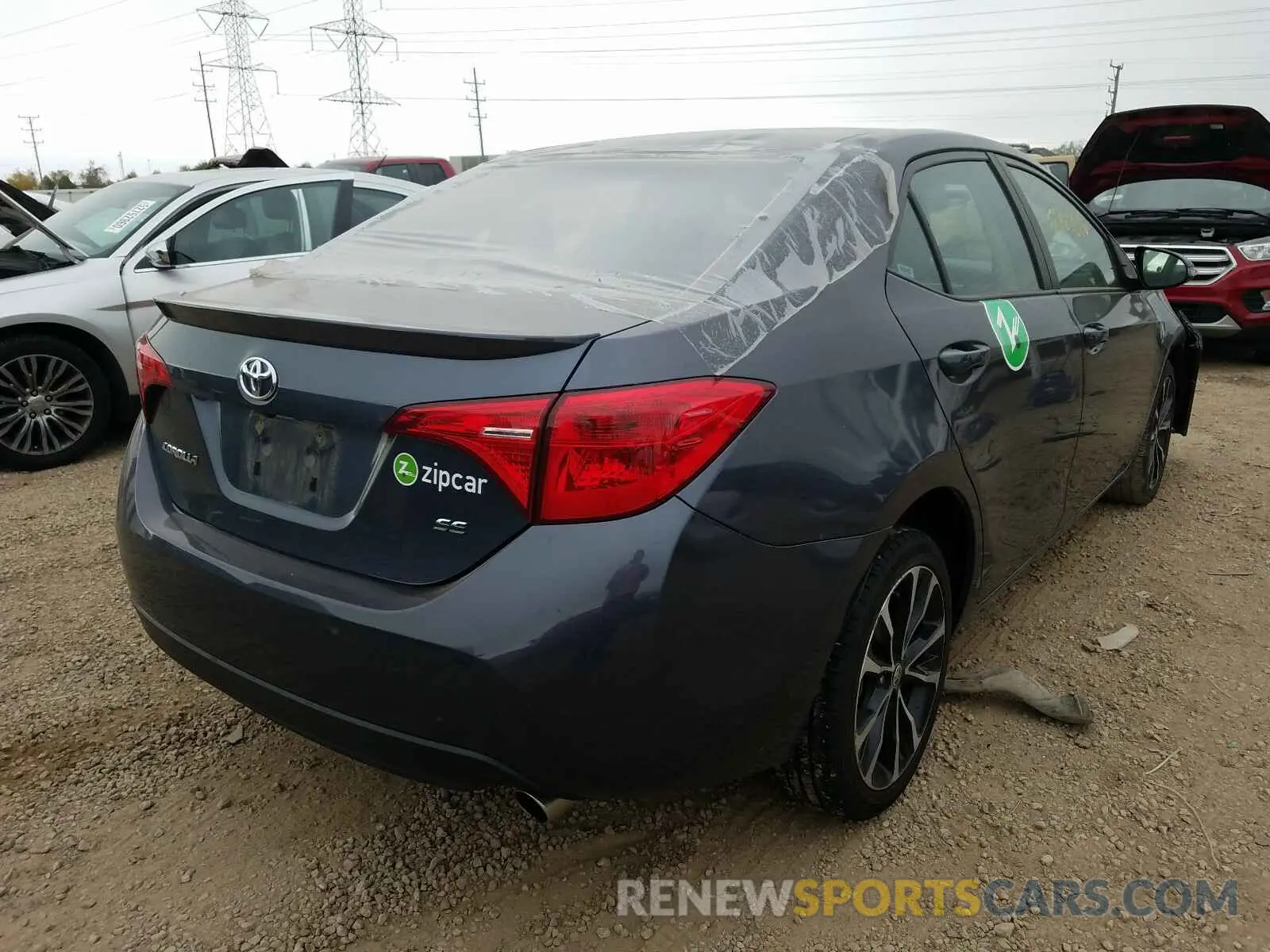 4 Photograph of a damaged car 2T1BURHE6KC167831 TOYOTA COROLLA 2019