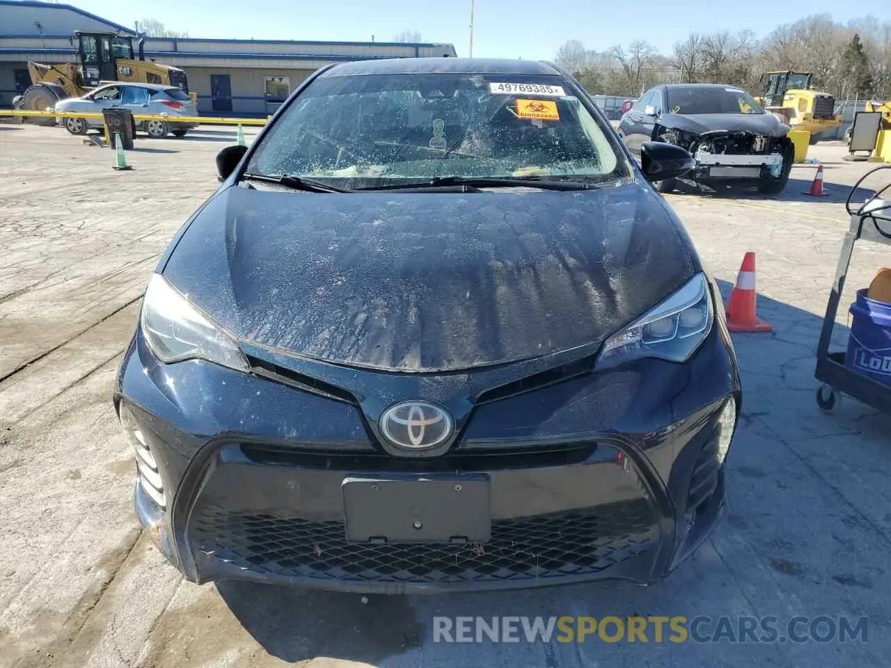 5 Photograph of a damaged car 2T1BURHE6KC168431 TOYOTA COROLLA 2019