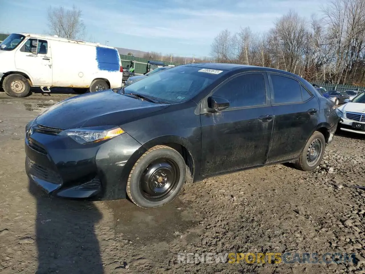 1 Photograph of a damaged car 2T1BURHE6KC171054 TOYOTA COROLLA 2019