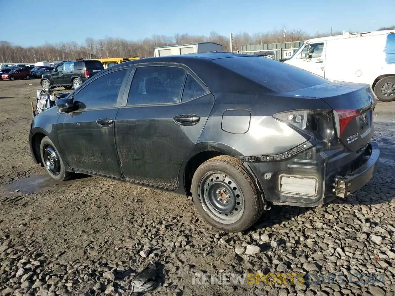 2 Photograph of a damaged car 2T1BURHE6KC171054 TOYOTA COROLLA 2019