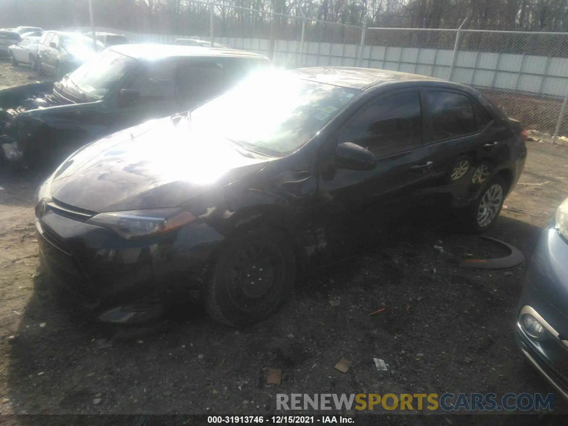 2 Photograph of a damaged car 2T1BURHE6KC173578 TOYOTA COROLLA 2019