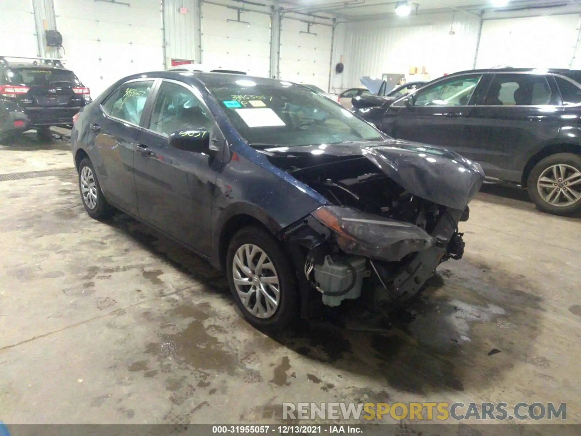 1 Photograph of a damaged car 2T1BURHE6KC187593 TOYOTA COROLLA 2019