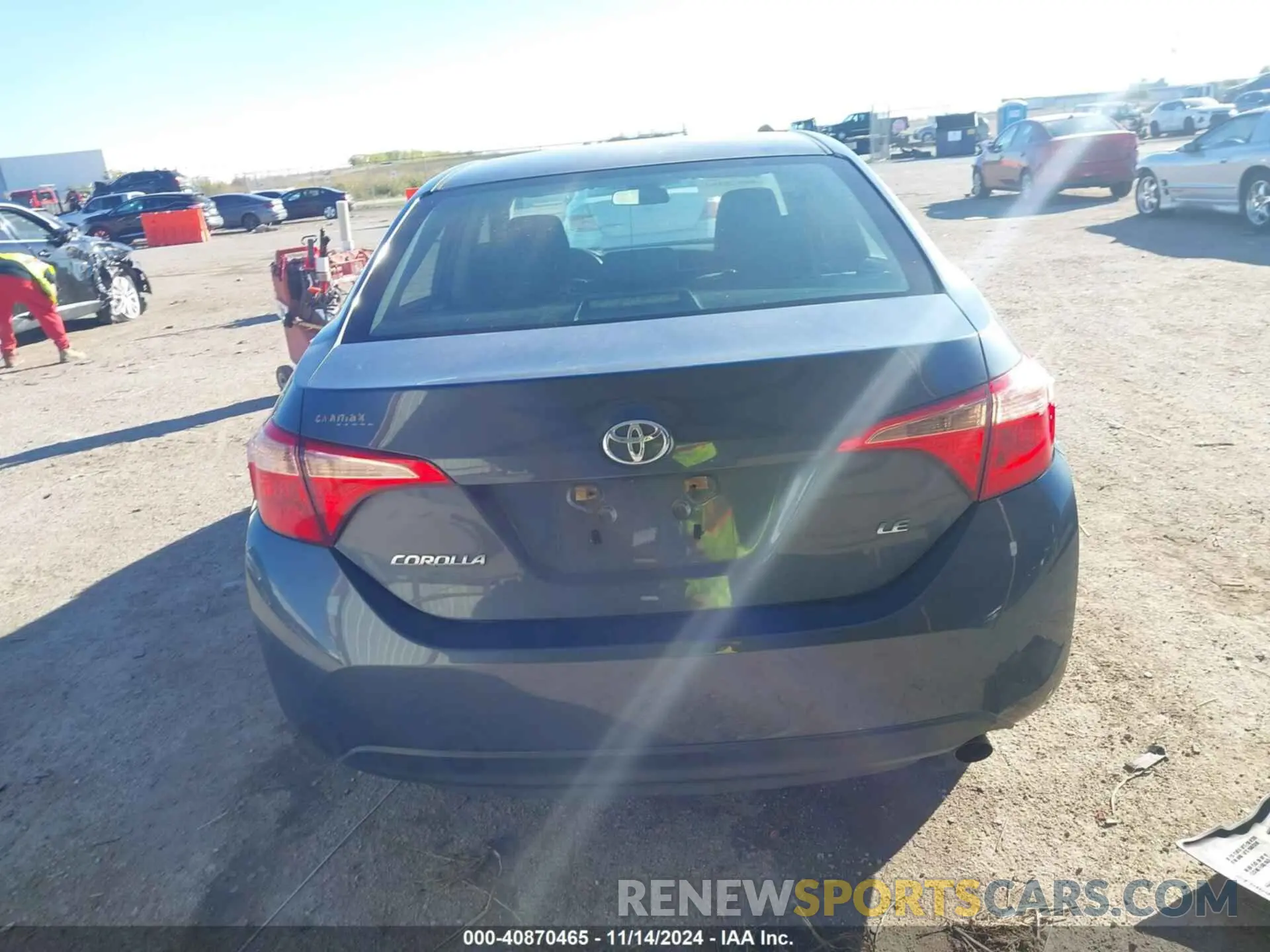 16 Photograph of a damaged car 2T1BURHE6KC188162 TOYOTA COROLLA 2019