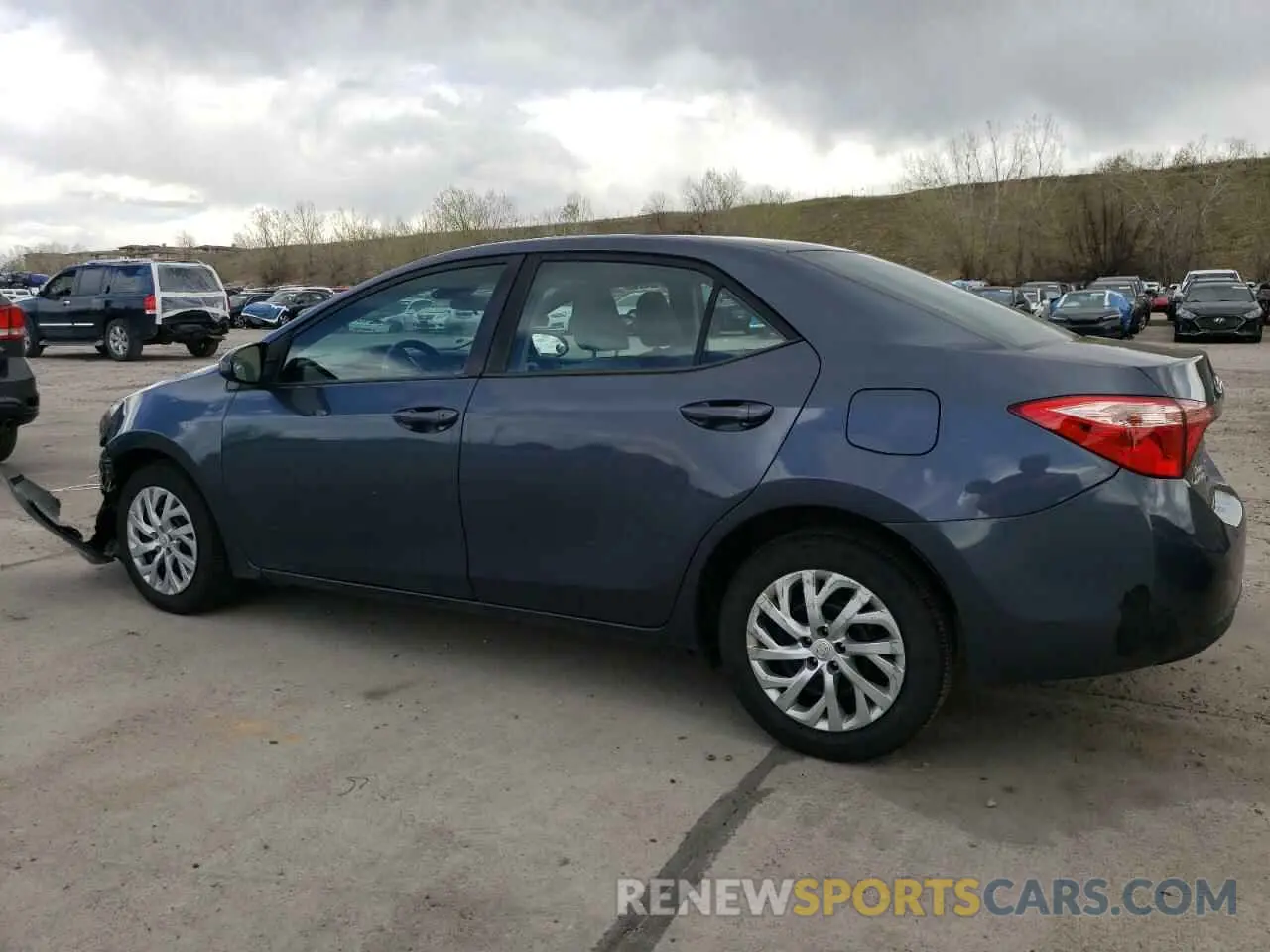 2 Photograph of a damaged car 2T1BURHE6KC189697 TOYOTA COROLLA 2019