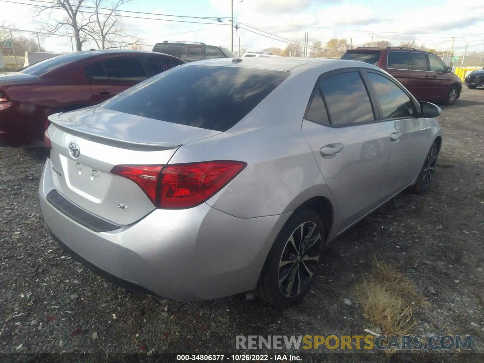 4 Photograph of a damaged car 2T1BURHE6KC189781 TOYOTA COROLLA 2019