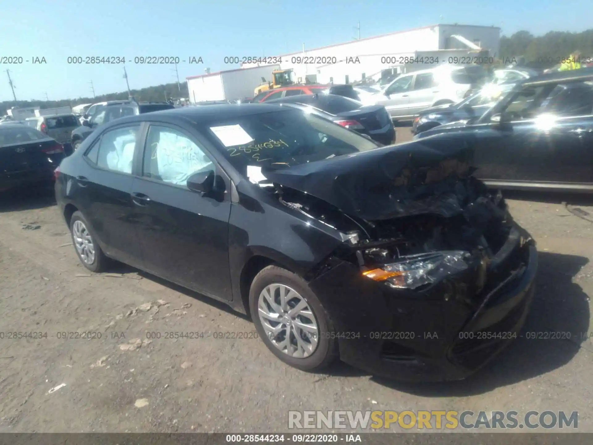 1 Photograph of a damaged car 2T1BURHE6KC190705 TOYOTA COROLLA 2019