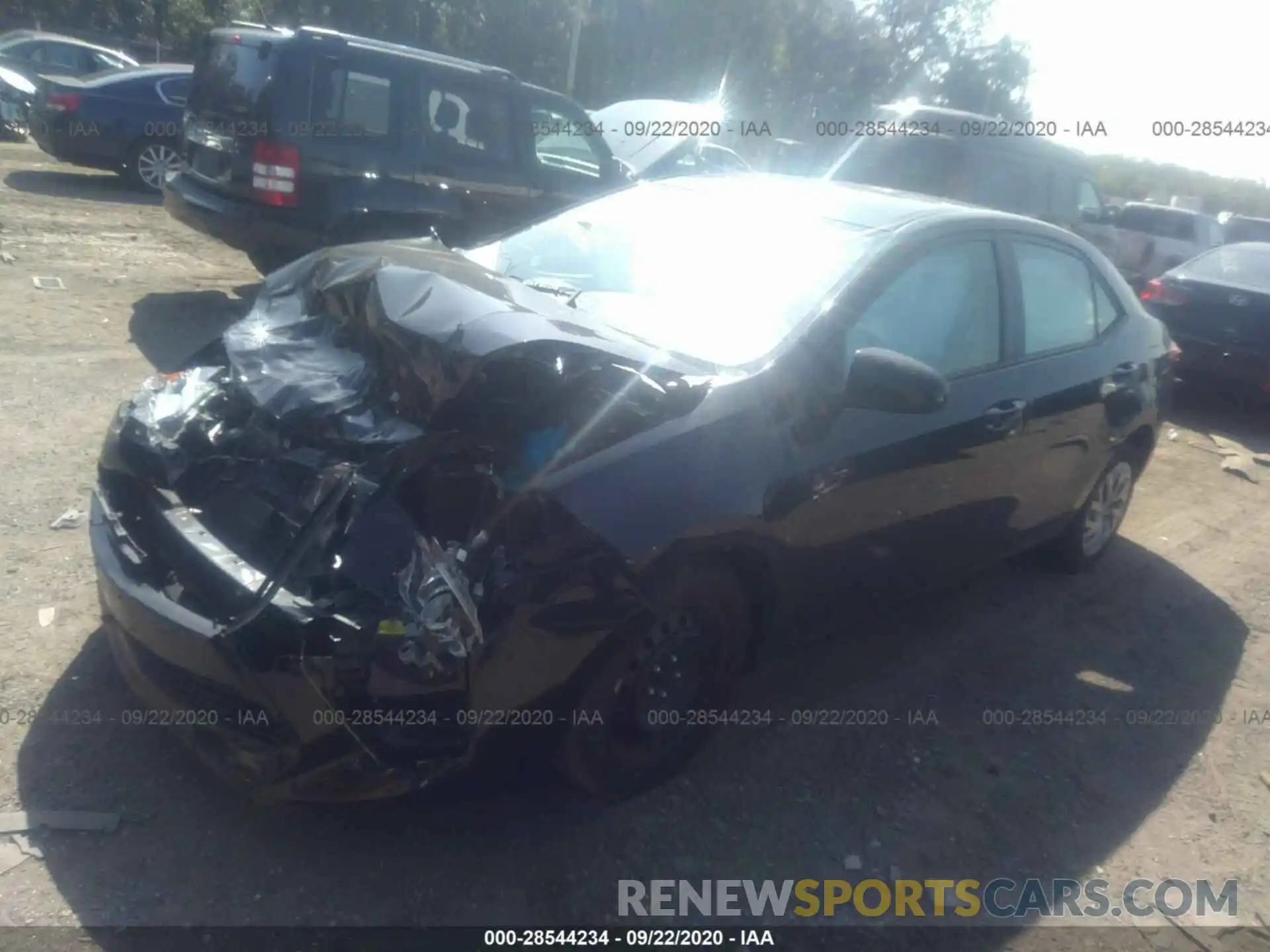 2 Photograph of a damaged car 2T1BURHE6KC190705 TOYOTA COROLLA 2019