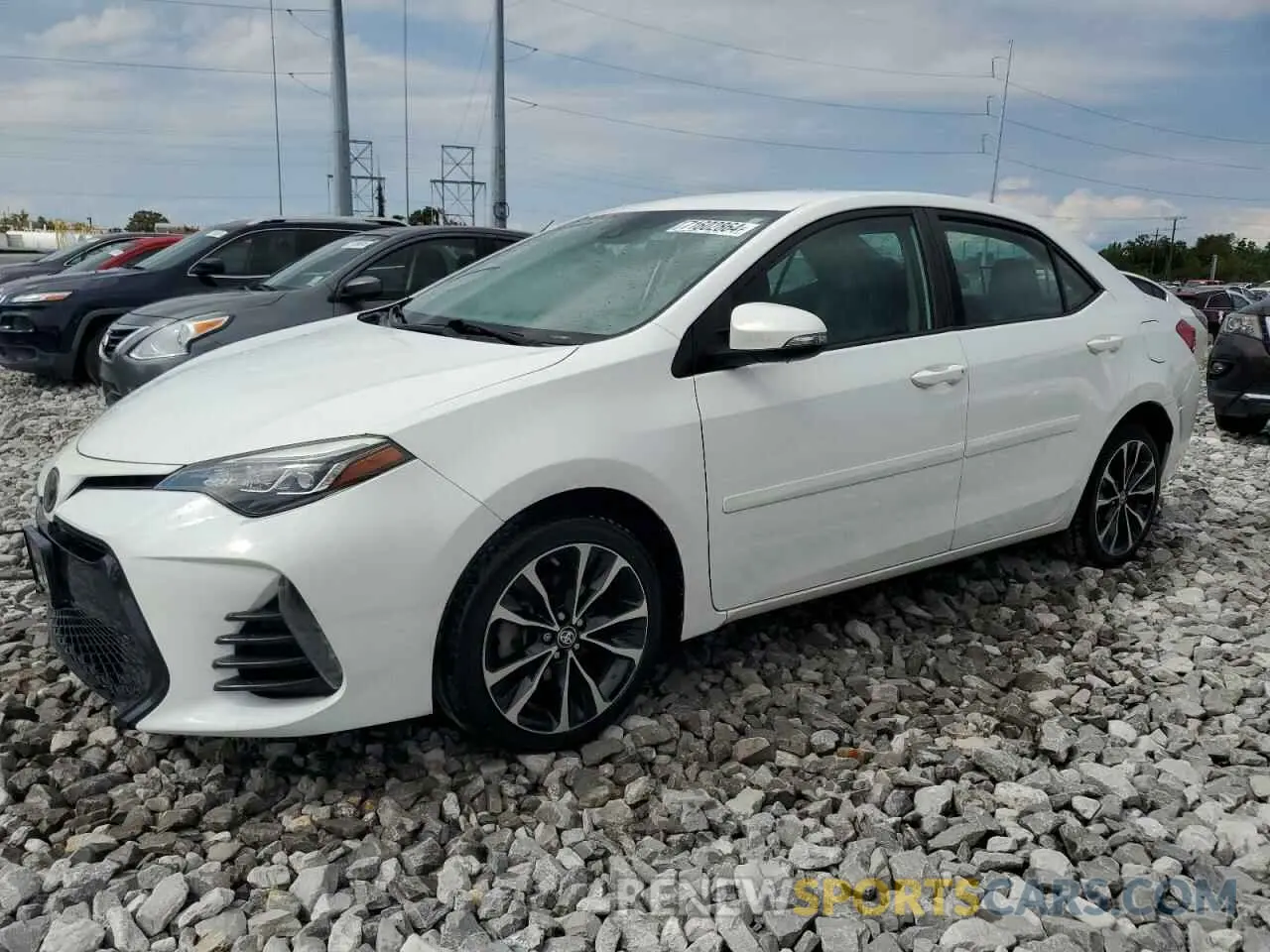 1 Photograph of a damaged car 2T1BURHE6KC190770 TOYOTA COROLLA 2019