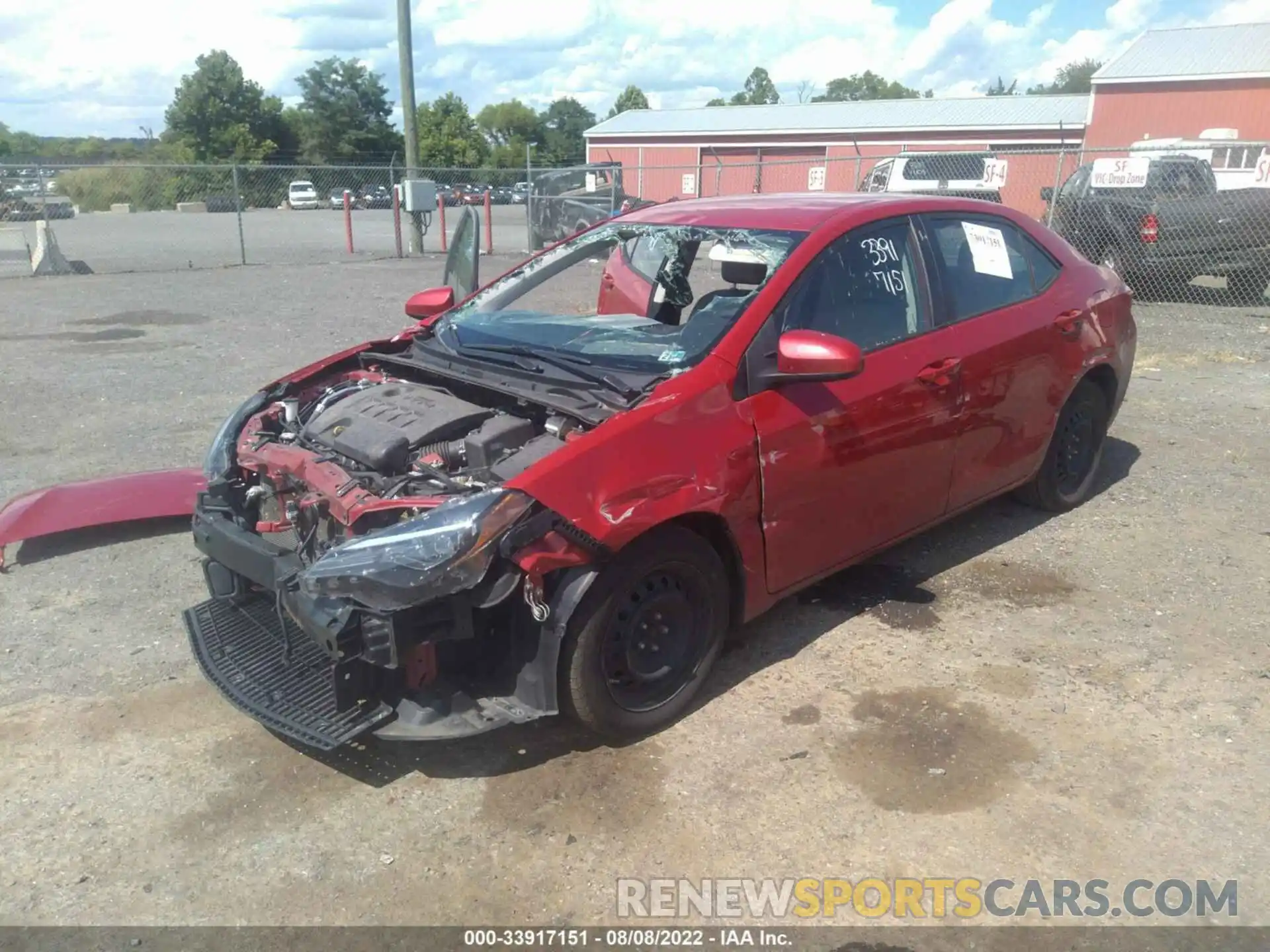 6 Photograph of a damaged car 2T1BURHE6KC192180 TOYOTA COROLLA 2019