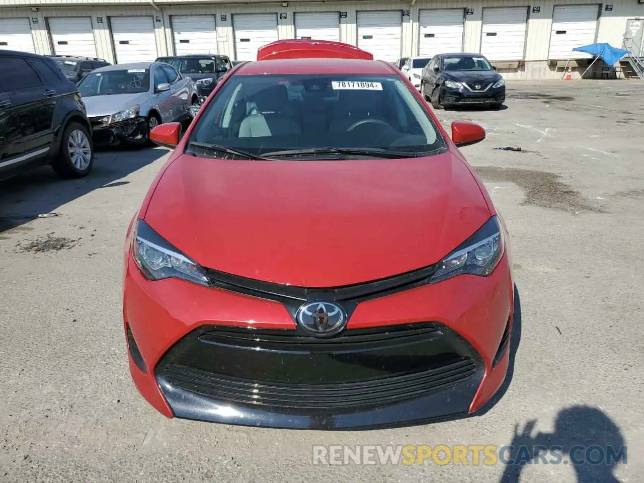 5 Photograph of a damaged car 2T1BURHE6KC194267 TOYOTA COROLLA 2019