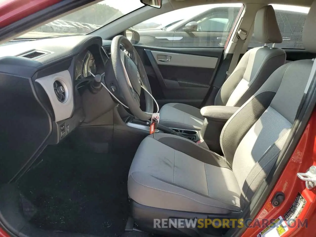 7 Photograph of a damaged car 2T1BURHE6KC194267 TOYOTA COROLLA 2019