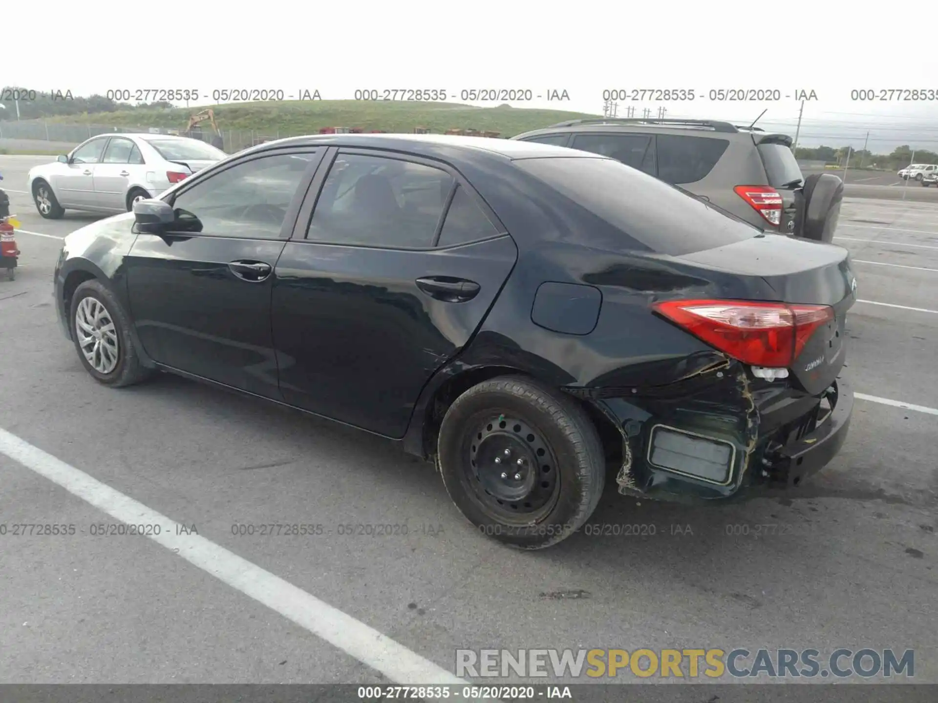 3 Photograph of a damaged car 2T1BURHE6KC196875 TOYOTA COROLLA 2019