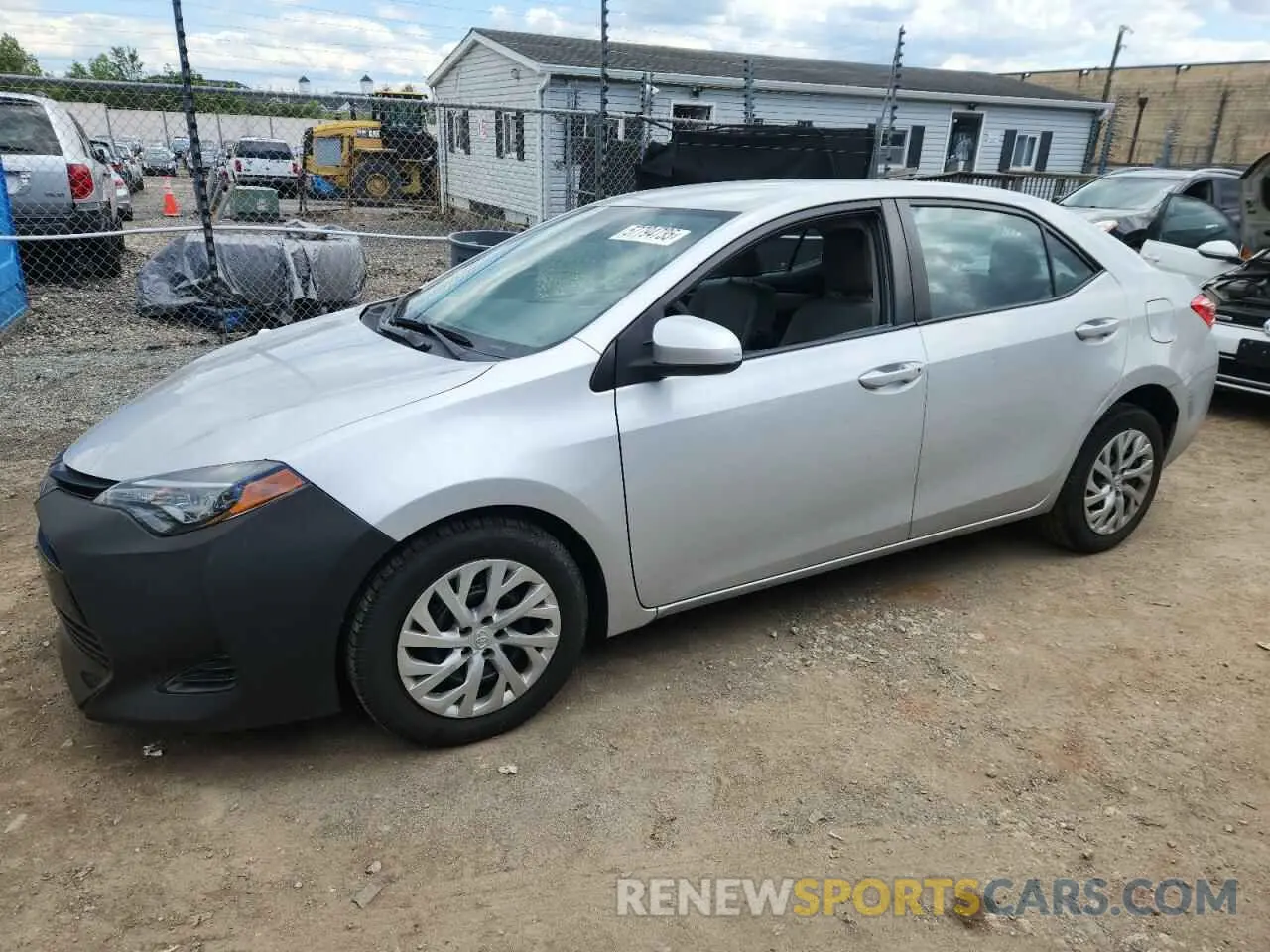 1 Photograph of a damaged car 2T1BURHE6KC200231 TOYOTA COROLLA 2019
