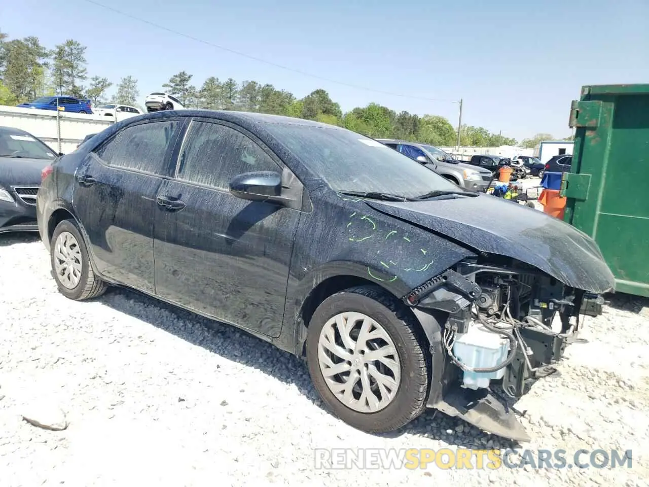 4 Photograph of a damaged car 2T1BURHE6KC206966 TOYOTA COROLLA 2019