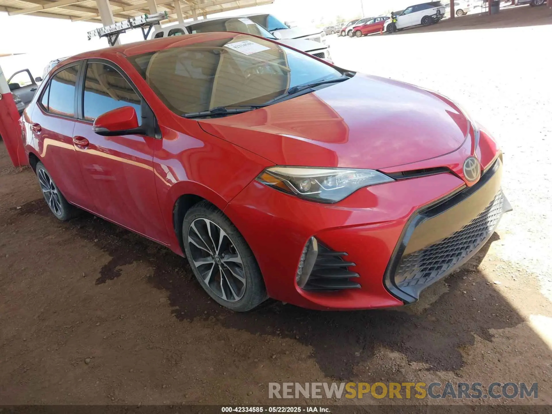 1 Photograph of a damaged car 2T1BURHE6KC211732 TOYOTA COROLLA 2019
