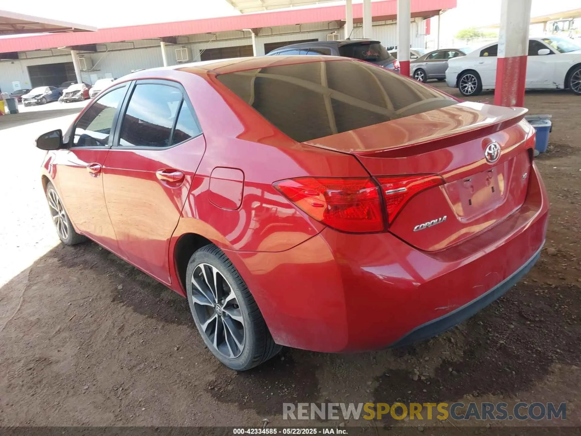 3 Photograph of a damaged car 2T1BURHE6KC211732 TOYOTA COROLLA 2019