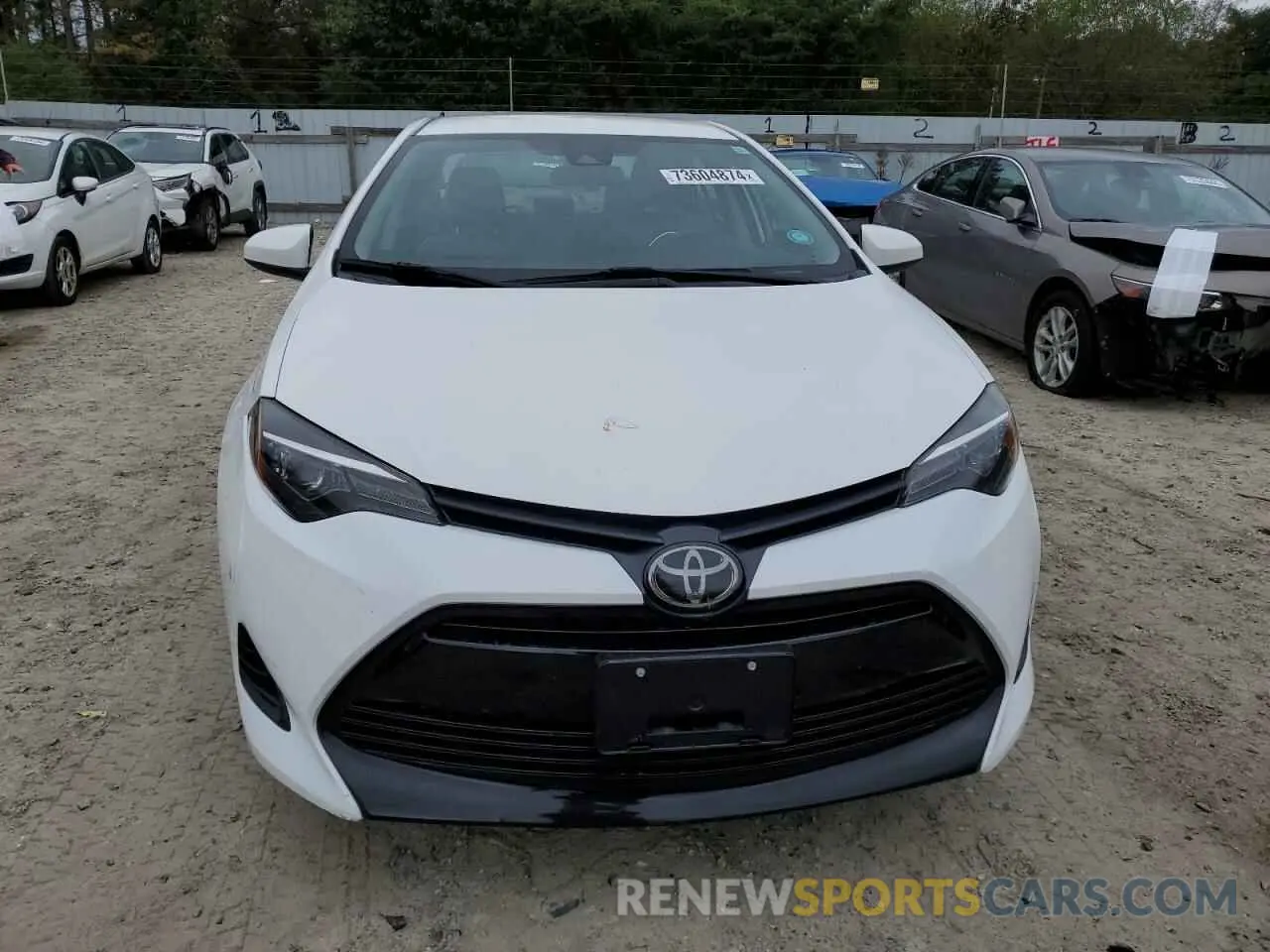5 Photograph of a damaged car 2T1BURHE6KC212086 TOYOTA COROLLA 2019