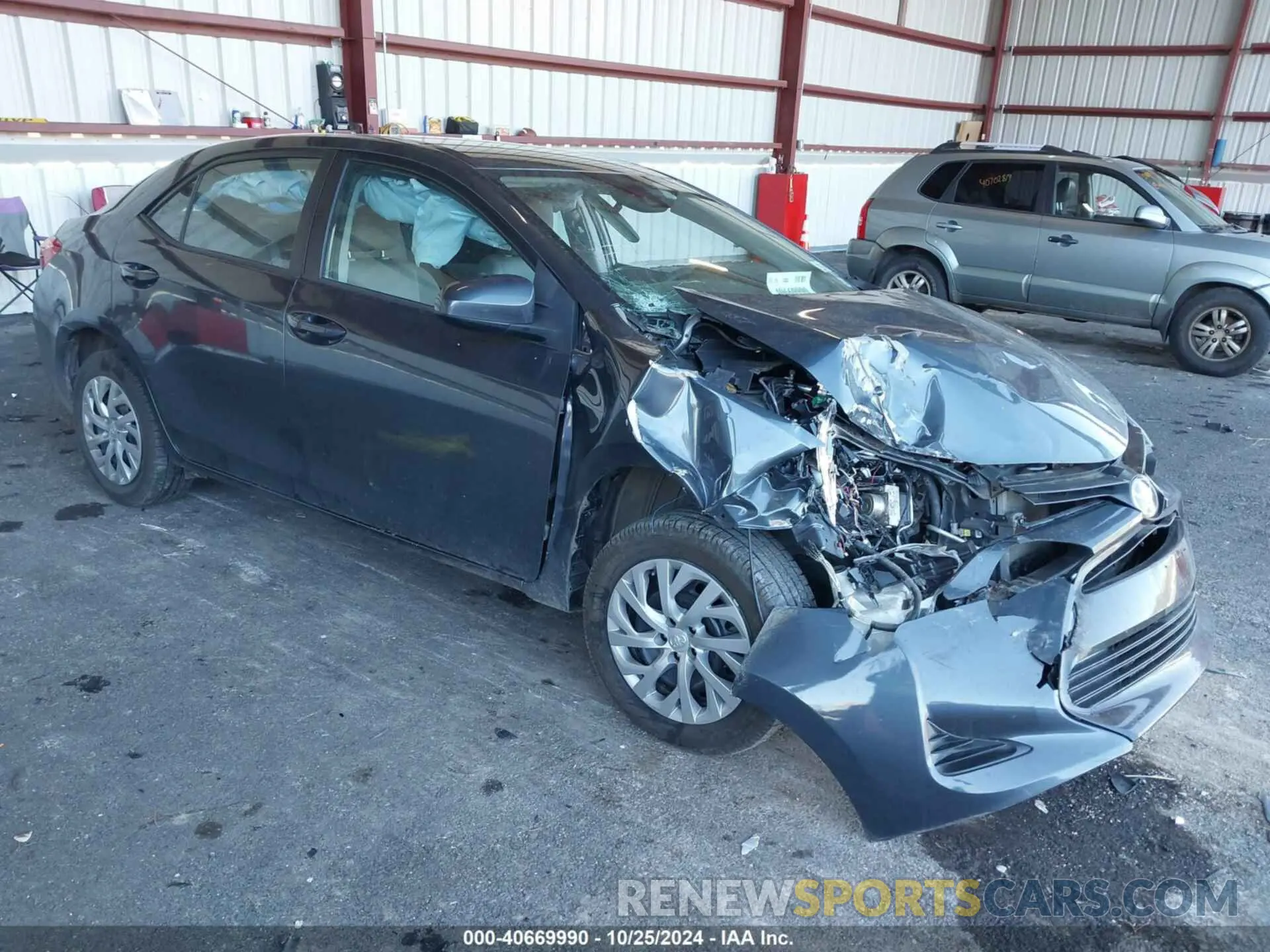 1 Photograph of a damaged car 2T1BURHE6KC216249 TOYOTA COROLLA 2019