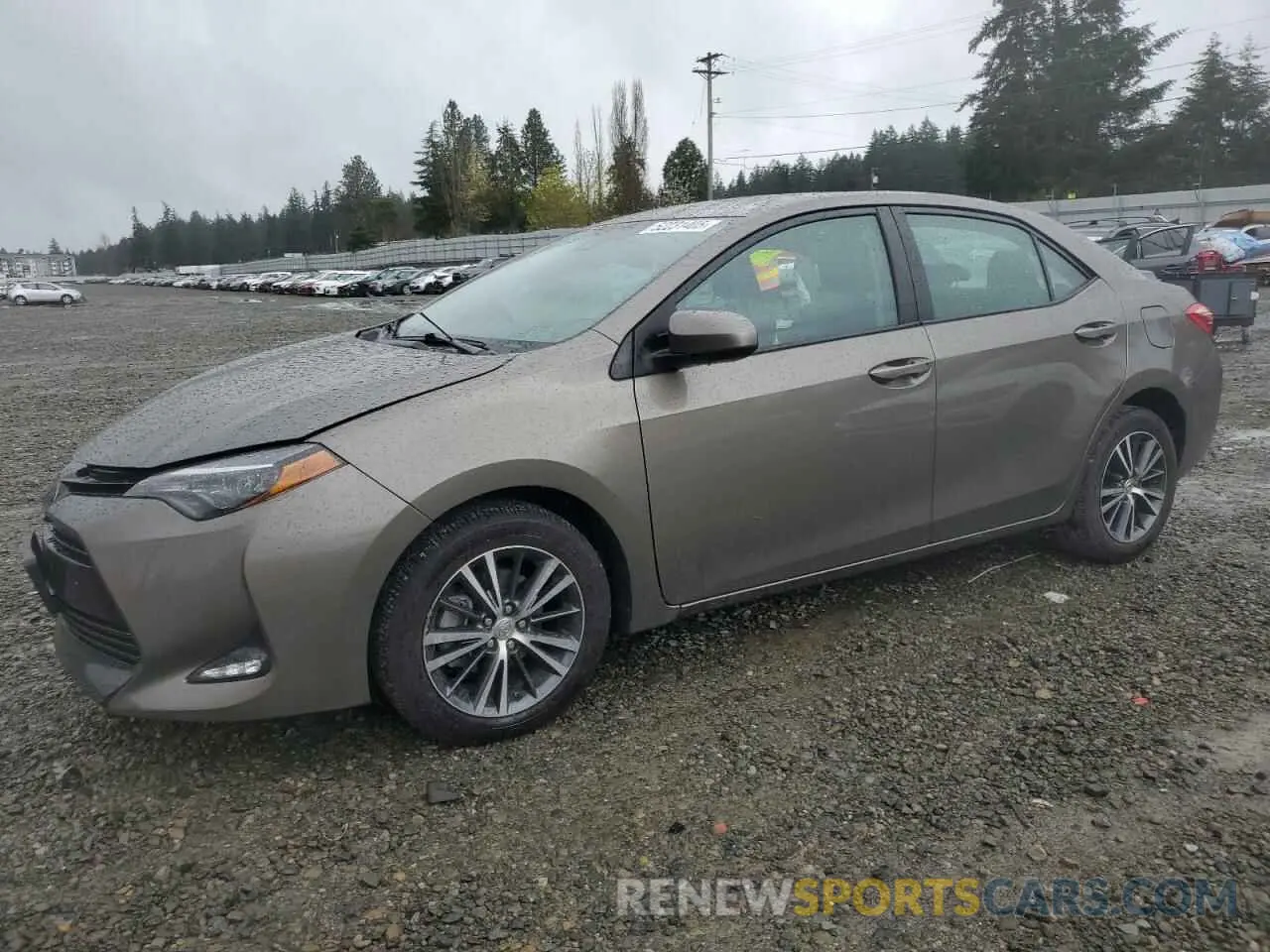1 Photograph of a damaged car 2T1BURHE6KC220950 TOYOTA COROLLA 2019