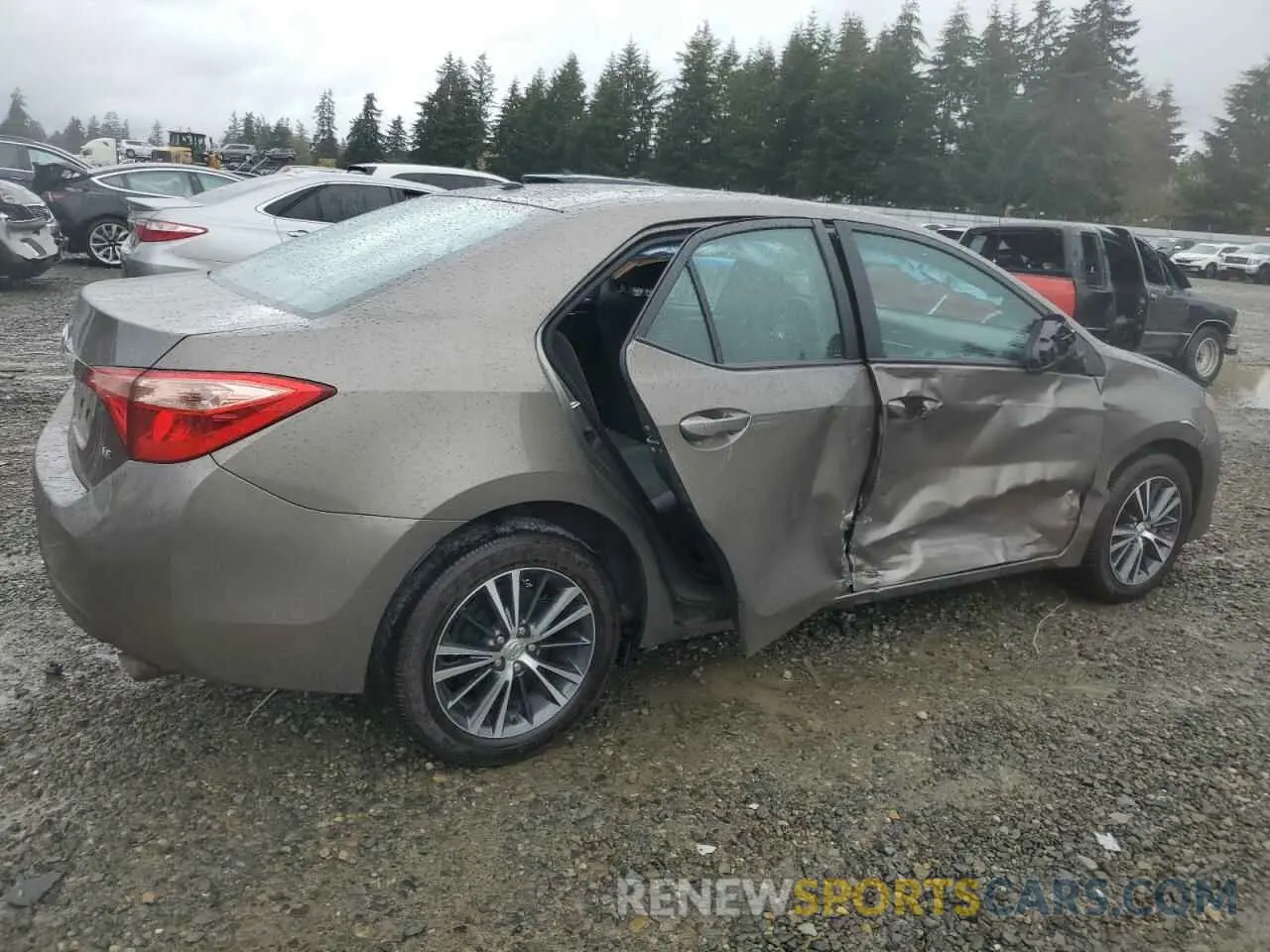 3 Photograph of a damaged car 2T1BURHE6KC220950 TOYOTA COROLLA 2019