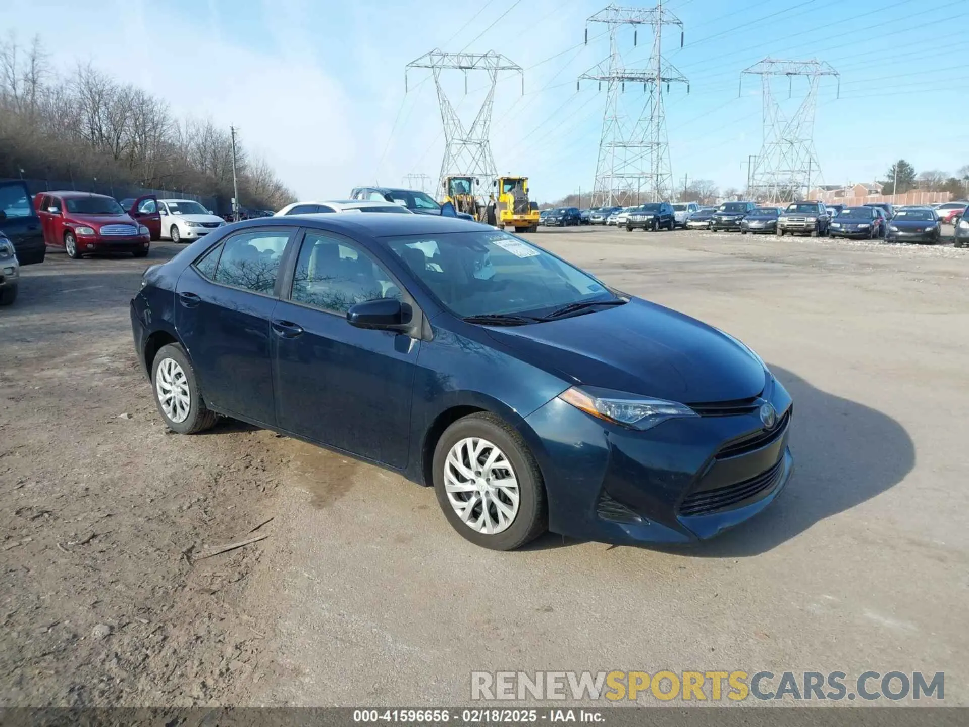1 Photograph of a damaged car 2T1BURHE6KC228546 TOYOTA COROLLA 2019