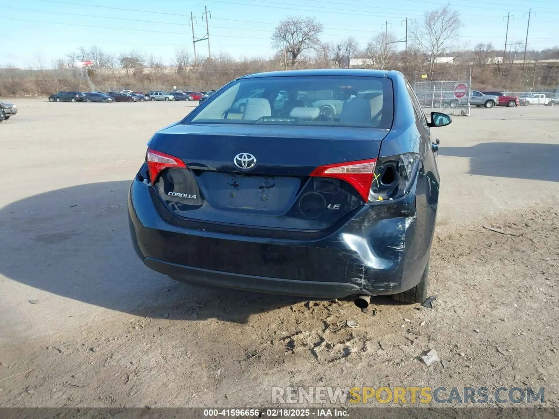 6 Photograph of a damaged car 2T1BURHE6KC228546 TOYOTA COROLLA 2019