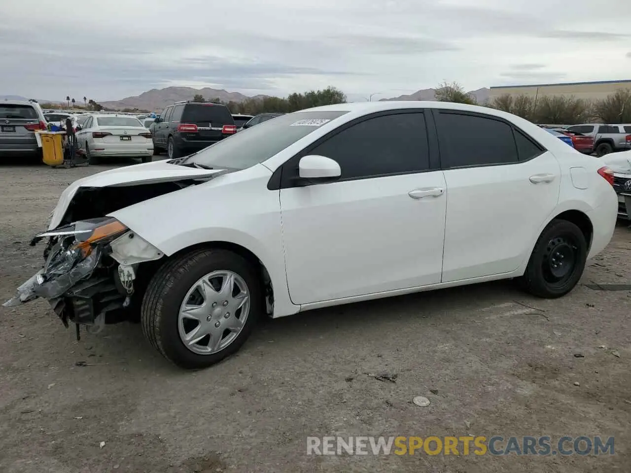 1 Photograph of a damaged car 2T1BURHE6KC231818 TOYOTA COROLLA 2019