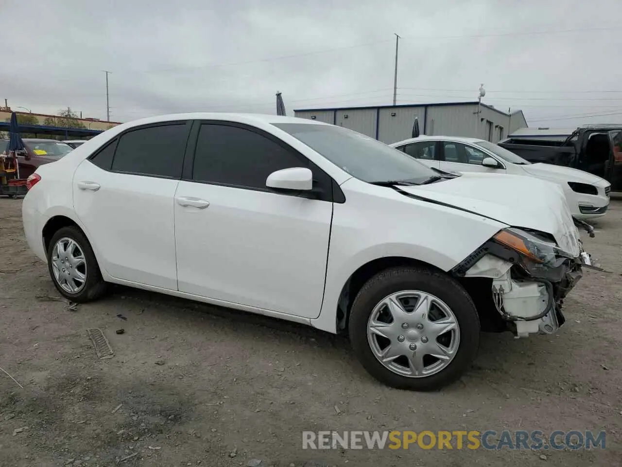 4 Photograph of a damaged car 2T1BURHE6KC231818 TOYOTA COROLLA 2019