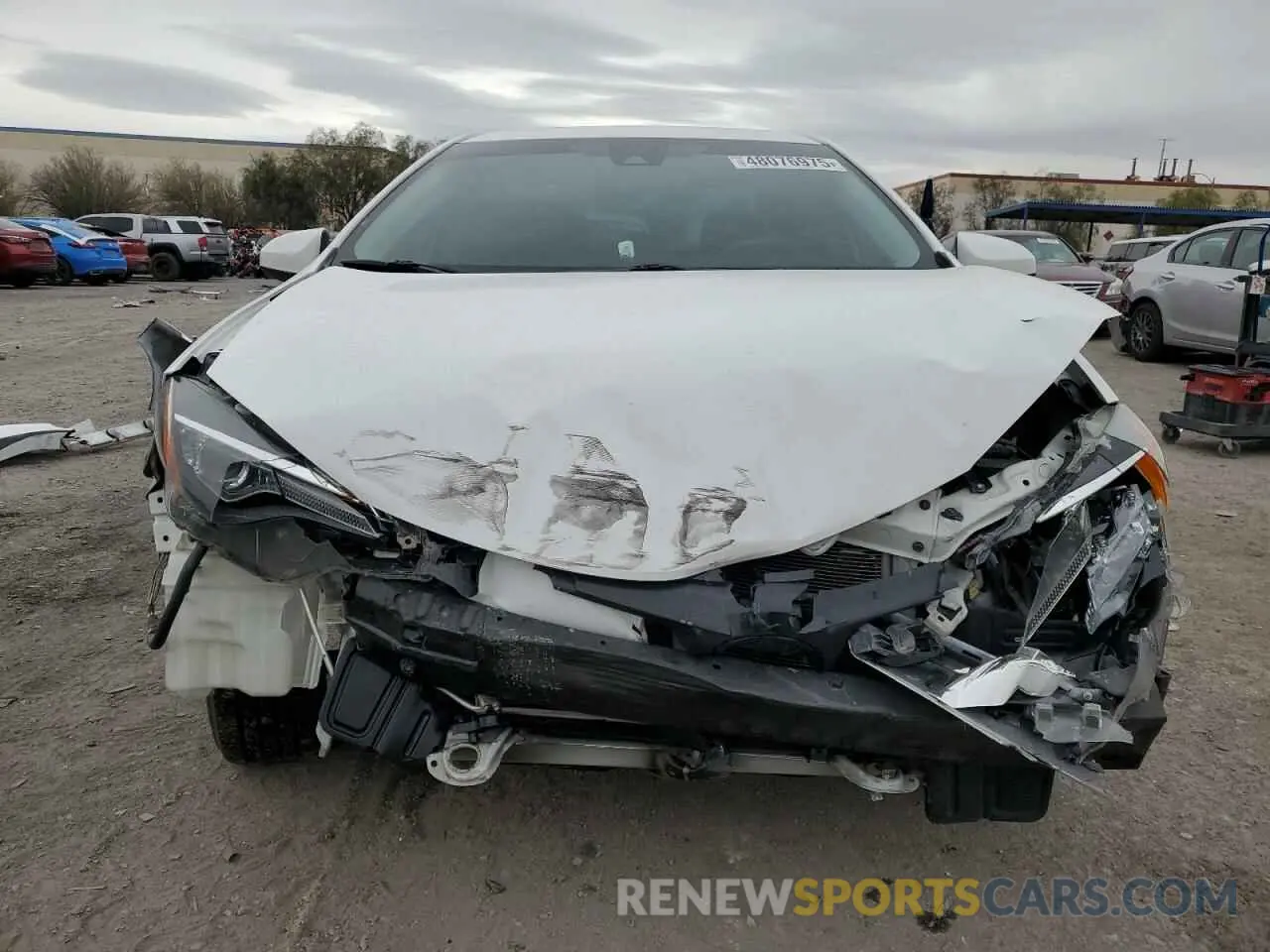5 Photograph of a damaged car 2T1BURHE6KC231818 TOYOTA COROLLA 2019