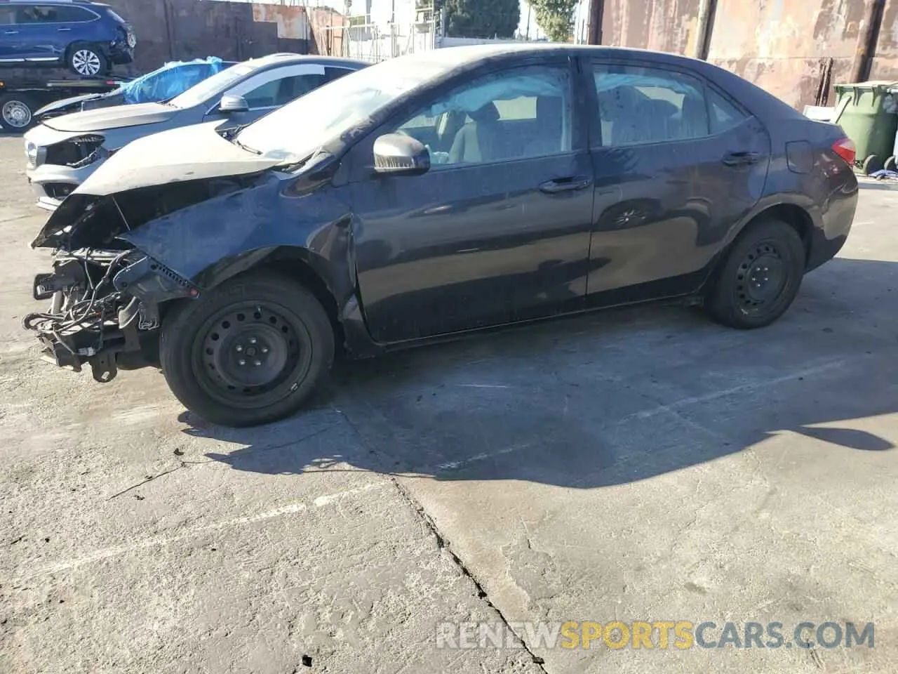 1 Photograph of a damaged car 2T1BURHE6KC231835 TOYOTA COROLLA 2019