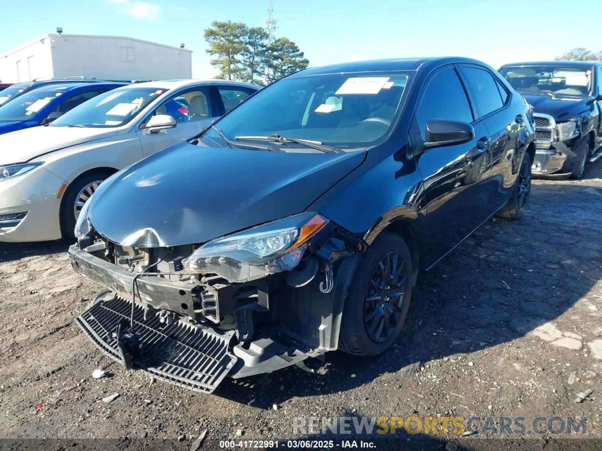 6 Photograph of a damaged car 2T1BURHE6KC235402 TOYOTA COROLLA 2019