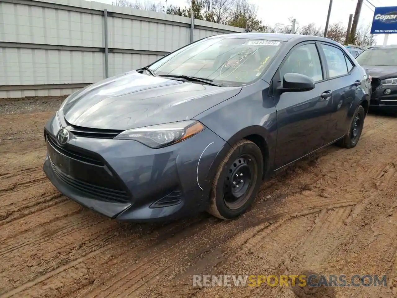 2 Photograph of a damaged car 2T1BURHE6KC235545 TOYOTA COROLLA 2019