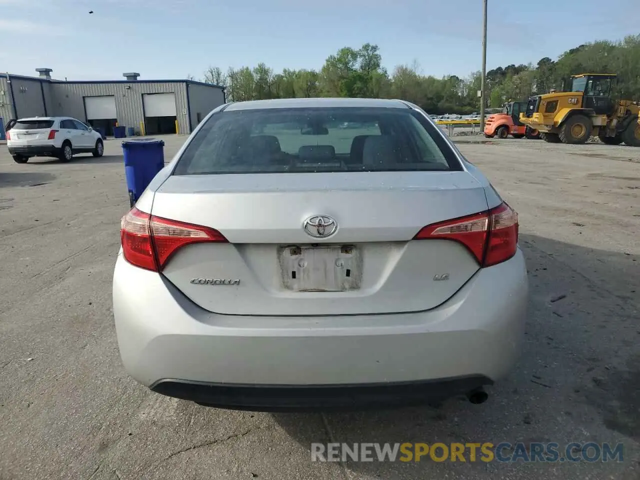 6 Photograph of a damaged car 2T1BURHE6KC241376 TOYOTA COROLLA 2019