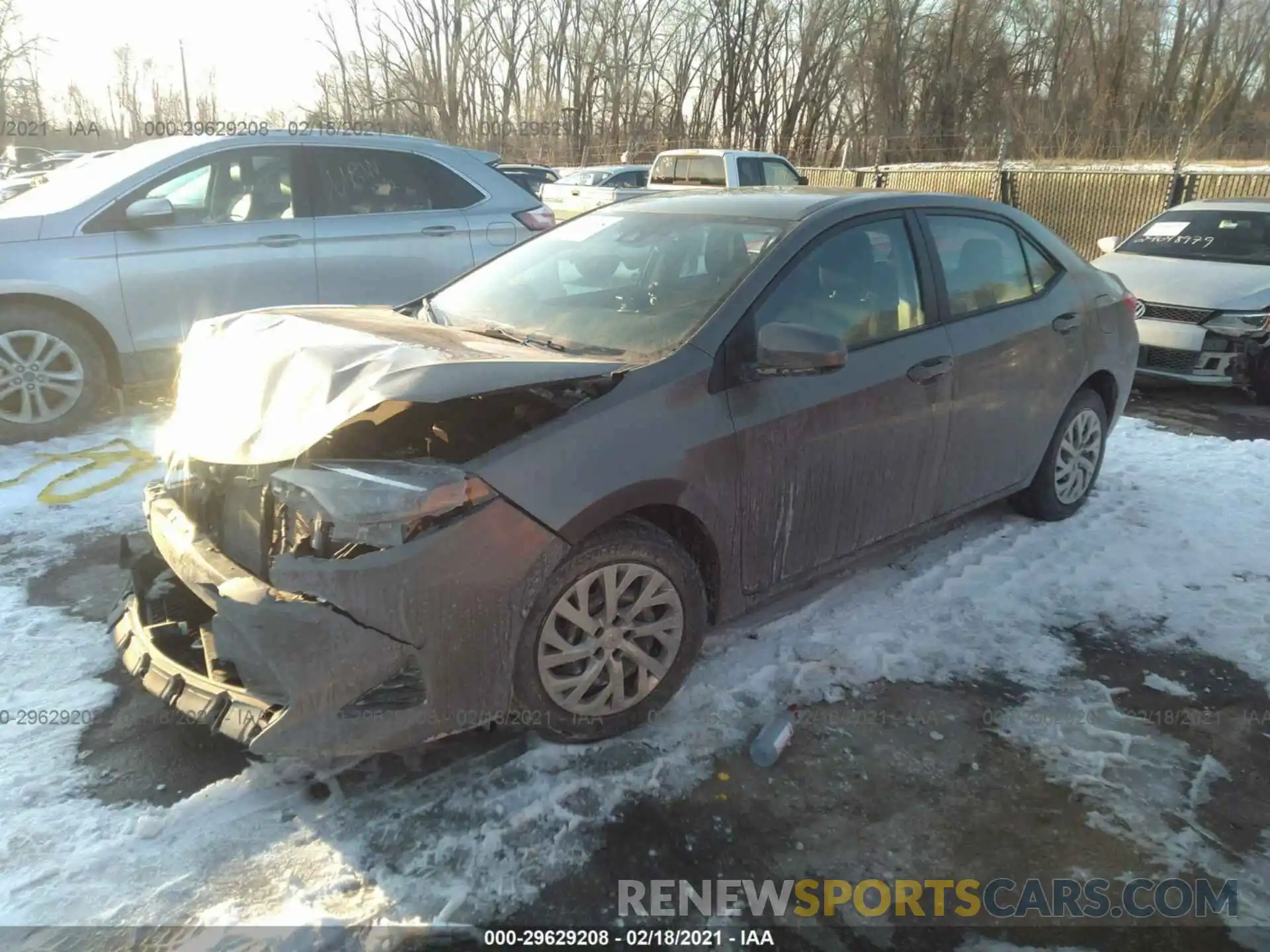 2 Photograph of a damaged car 2T1BURHE6KC241829 TOYOTA COROLLA 2019