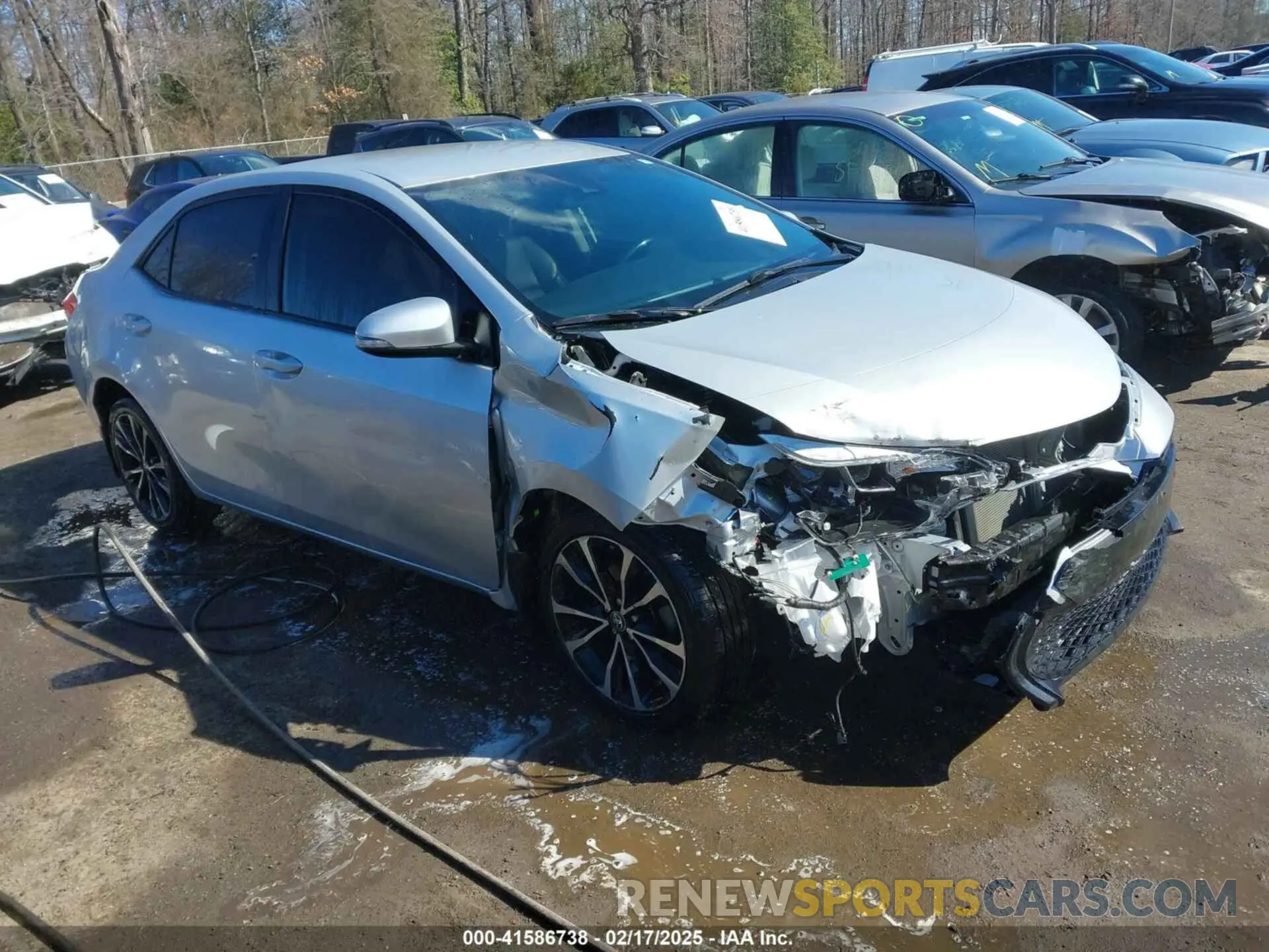 1 Photograph of a damaged car 2T1BURHE7KC127533 TOYOTA COROLLA 2019