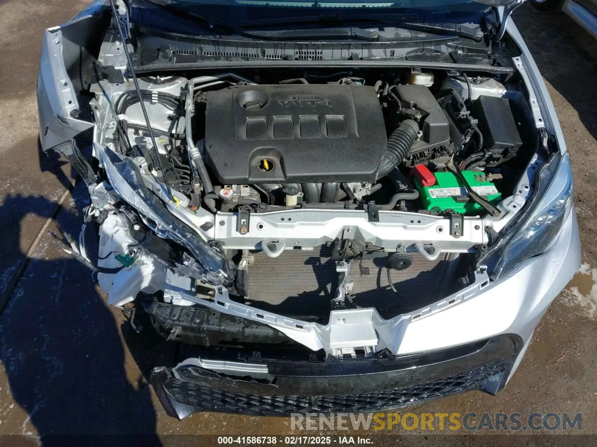 10 Photograph of a damaged car 2T1BURHE7KC127533 TOYOTA COROLLA 2019