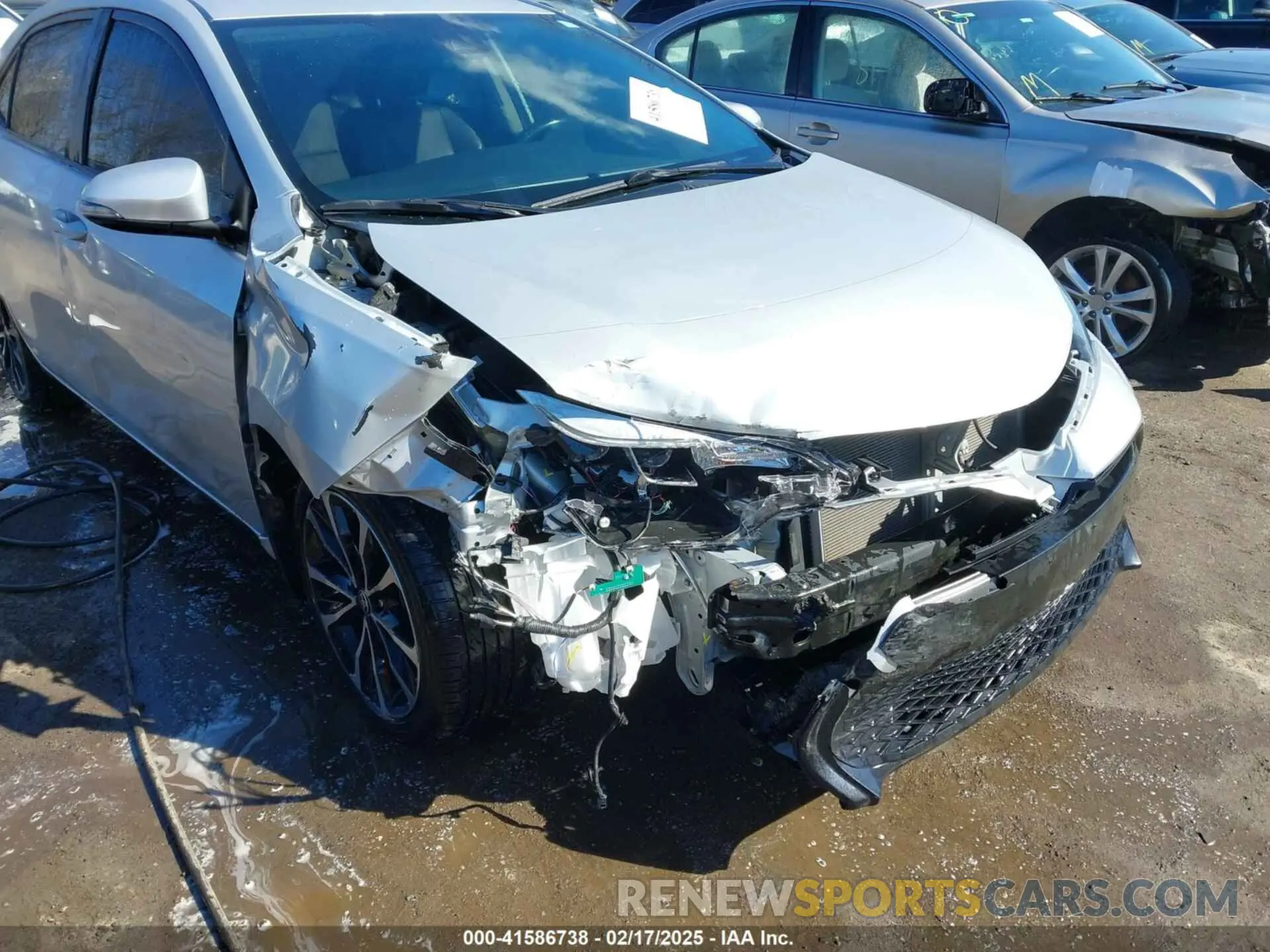 6 Photograph of a damaged car 2T1BURHE7KC127533 TOYOTA COROLLA 2019