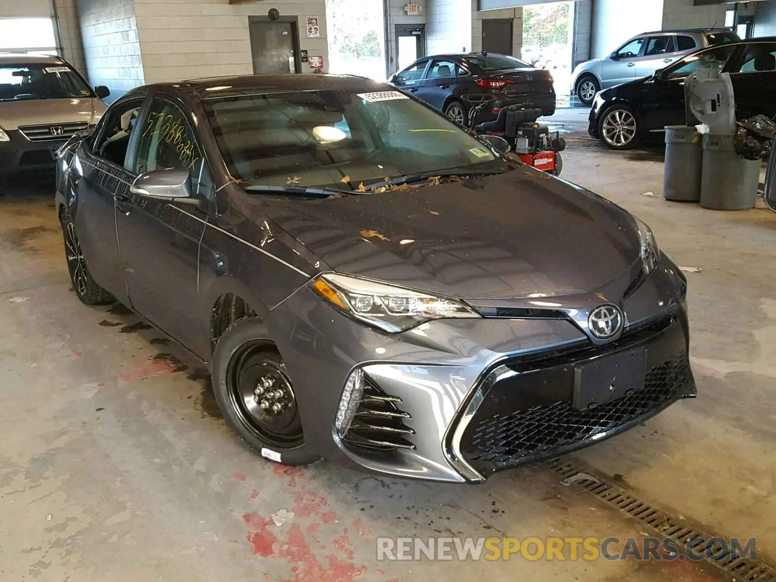 1 Photograph of a damaged car 2T1BURHE7KC128536 TOYOTA COROLLA 2019