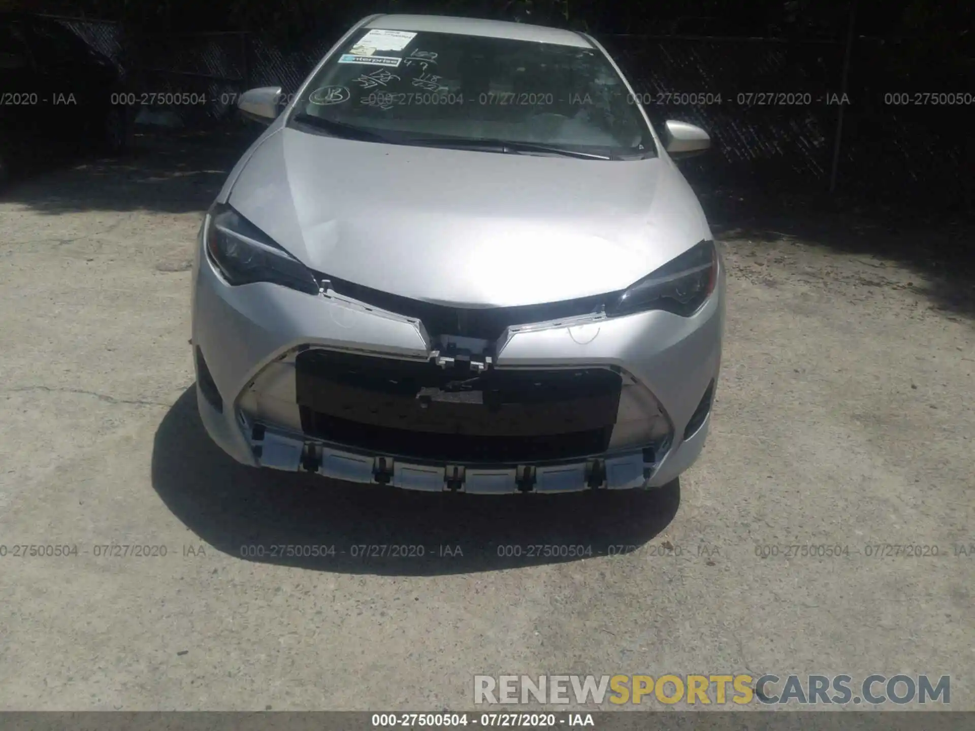 6 Photograph of a damaged car 2T1BURHE7KC131193 TOYOTA COROLLA 2019