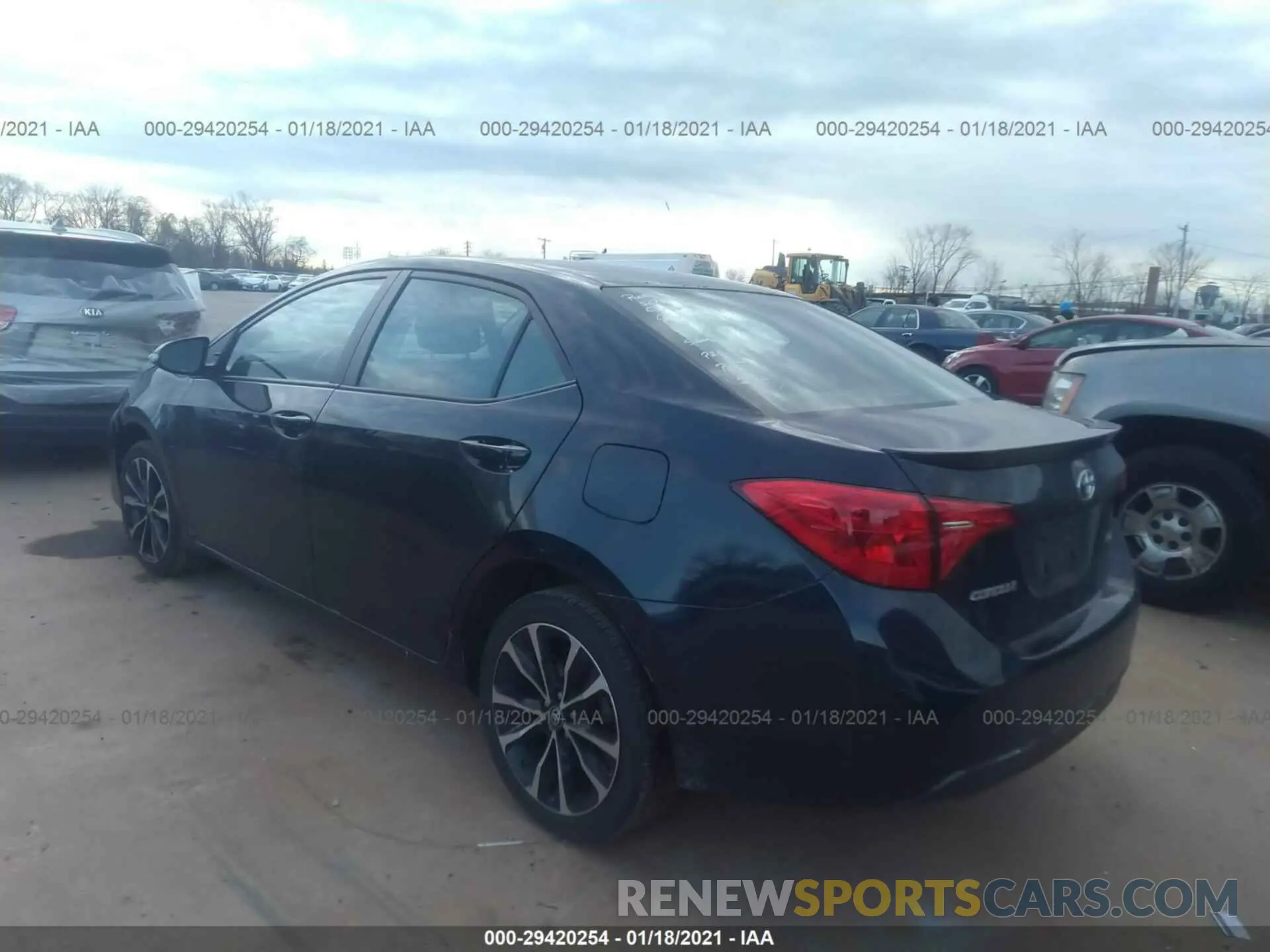 3 Photograph of a damaged car 2T1BURHE7KC132456 TOYOTA COROLLA 2019